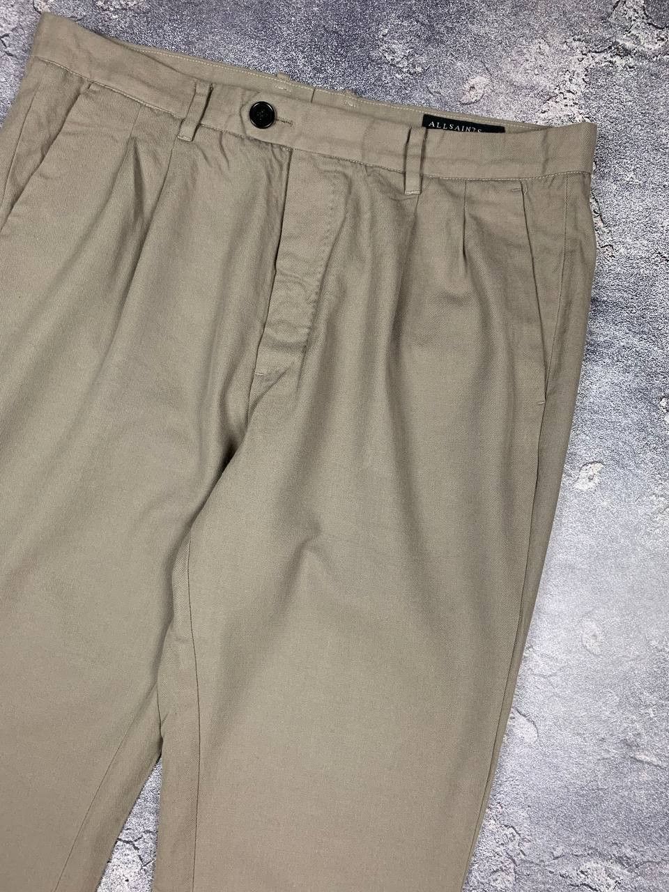 Allsaints ALLSAINTS Men’s Trousers Pants Size 32 Brown Cotton Wool Size US 32 / EU 48 - 3 Thumbnail