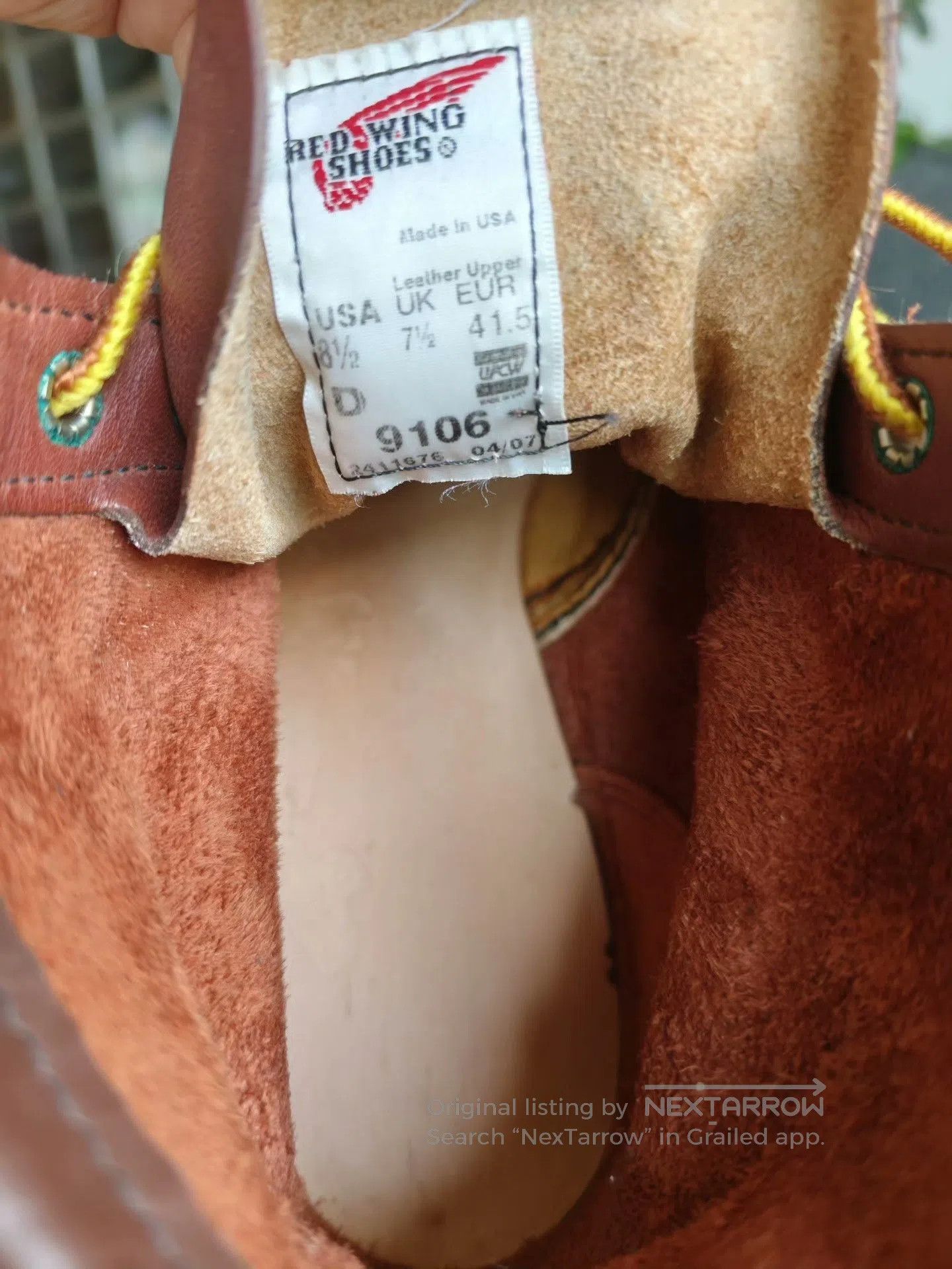 Red Wing Red Wing 9106 Work Boots 8.5D. Size US 8.5 / EU 41-42 - 8 Thumbnail