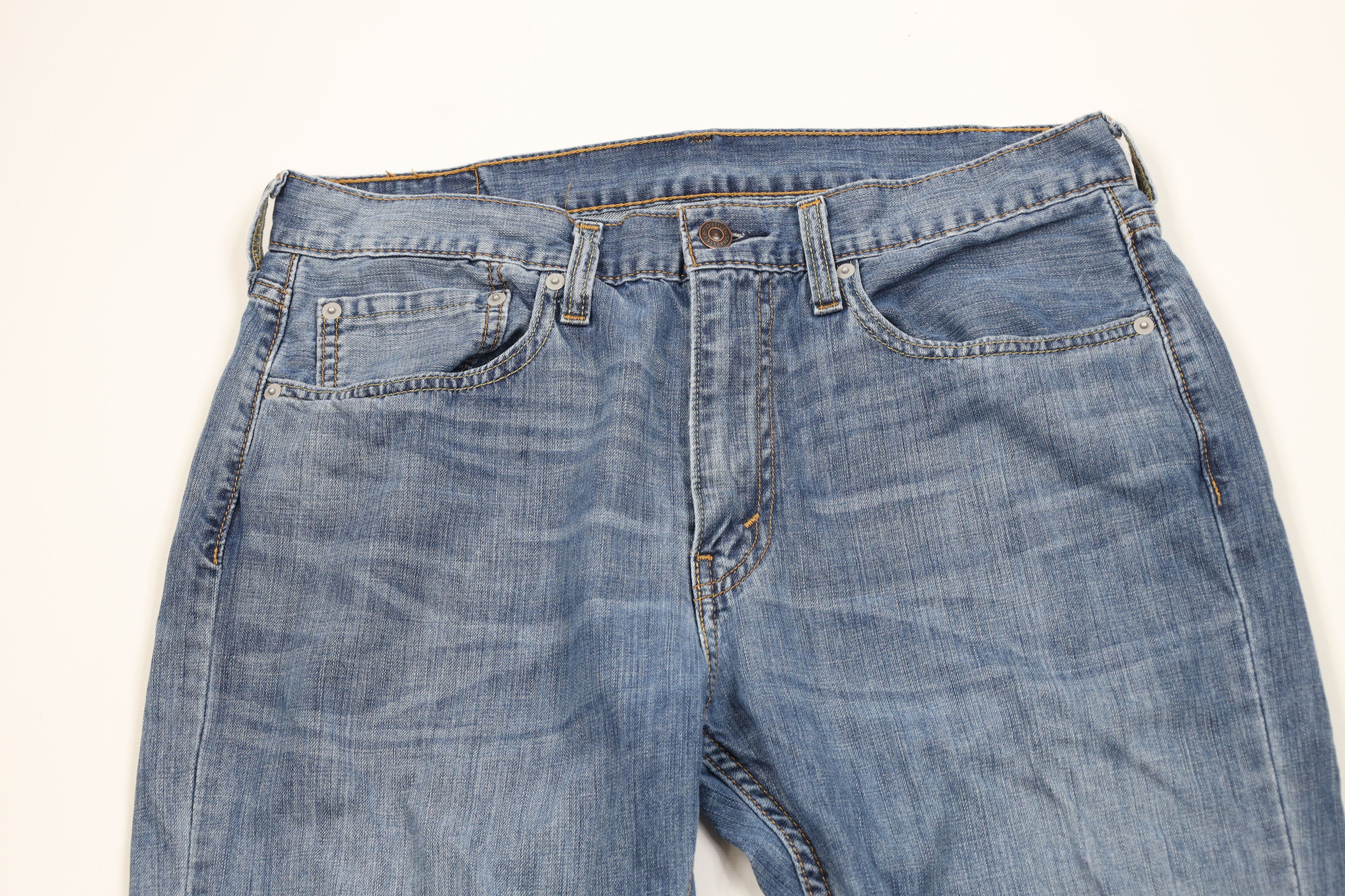 Levi's Vintage Y2K Levis 527 Fit Bootcut Wide Leg Denim Jeans Blue Size US 34 / EU 50 - 2 Thumbnail