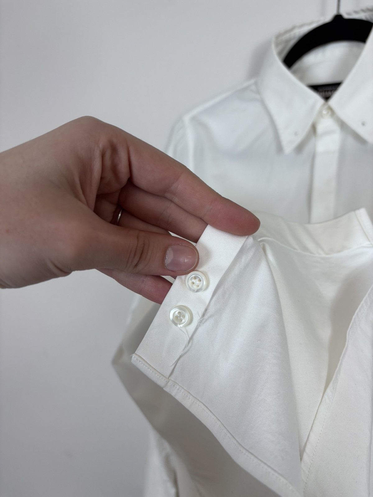 Dsquared2 Dsquared2 Men’s White Button Up Long Sleeve Dress Shirt Size US S / EU 44-46 / 1 - 15 Thumbnail