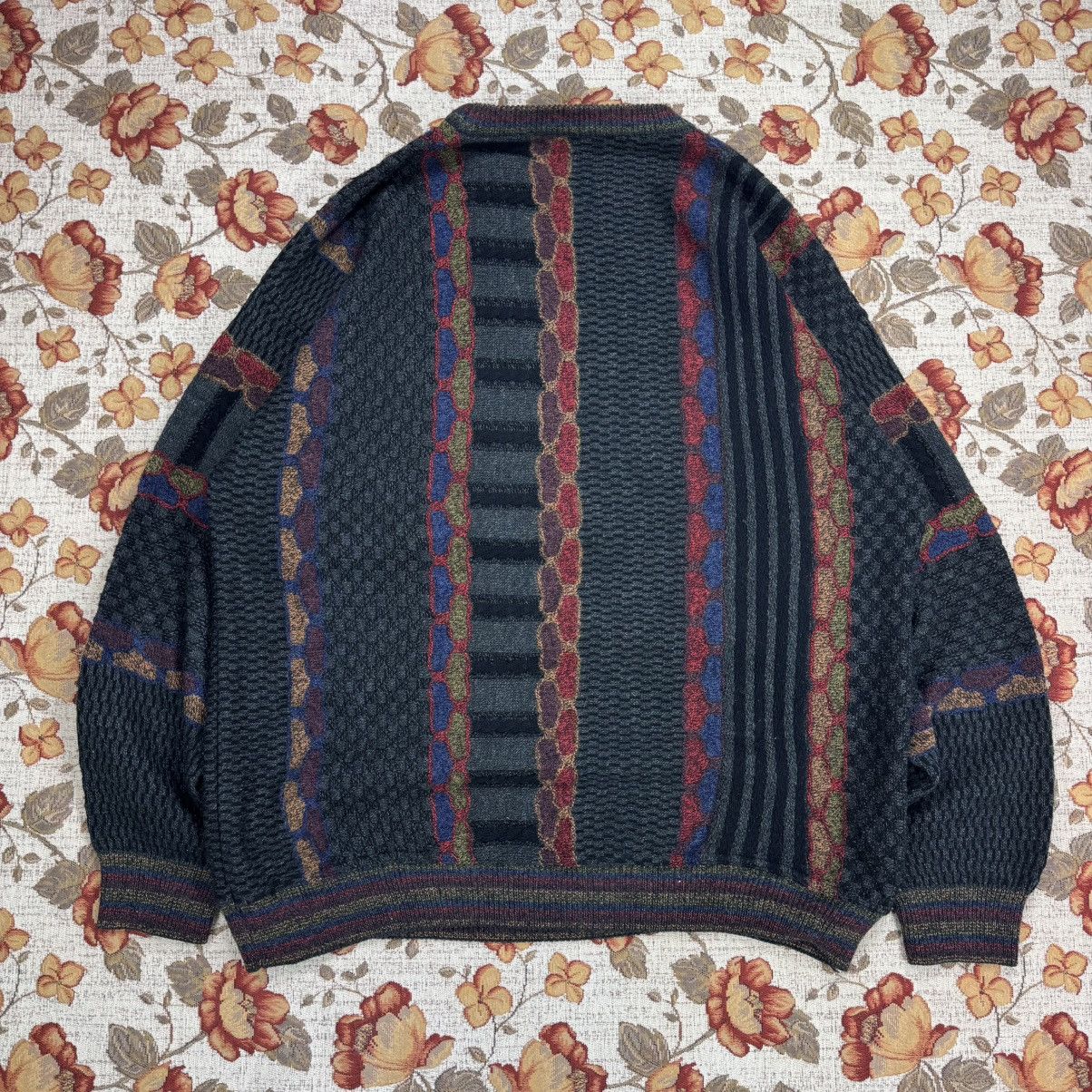 Coogi × Vintage Vintage Cable Knit Coloured Coogi Style Oversized Boxy Size US XL / EU 56 / 4 - 5 Thumbnail