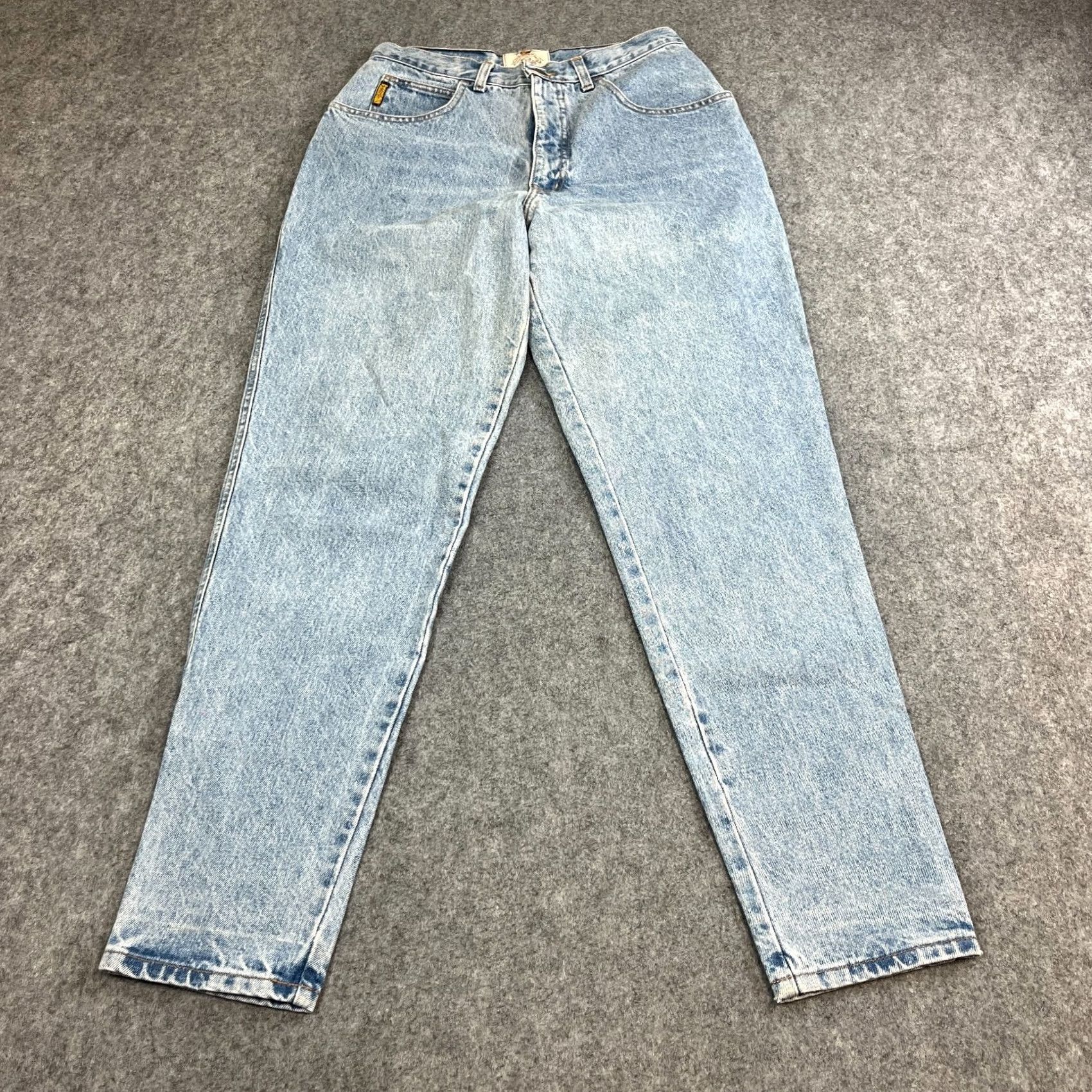 Armani ARMANI Jeans Womens Mom High Waist Blue 32 32 UK 10 Denim Vintage Italy 90s) Size 32" / US 10 / IT 46 - 2 Thumbnail