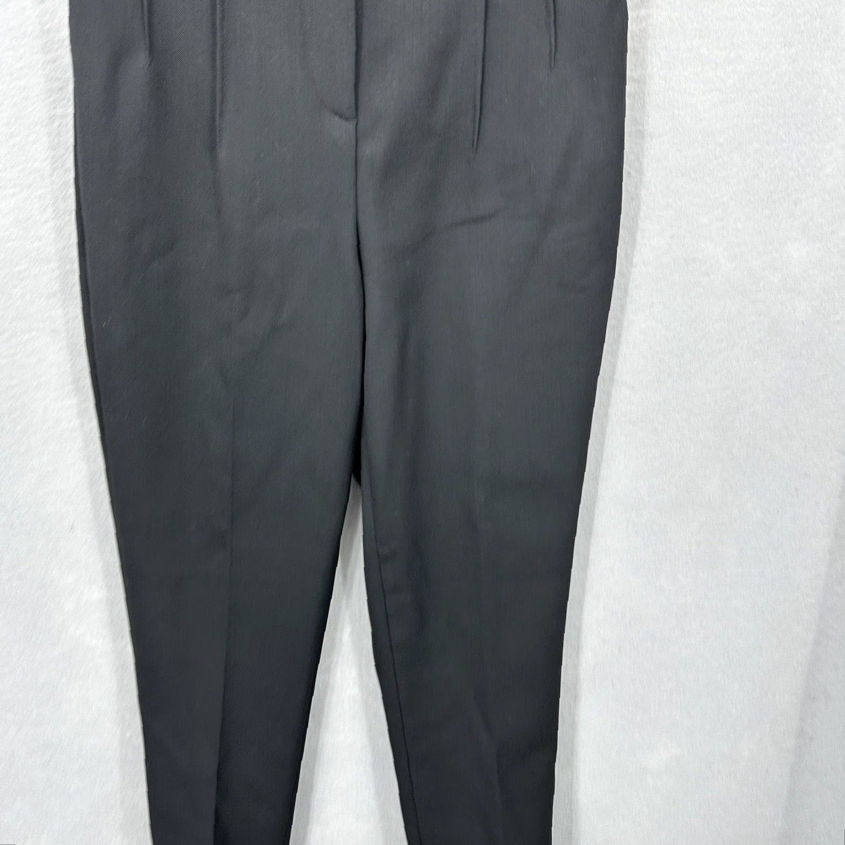 Ted Baker Ted Baker Pants Womens 0 Black Pleated Tailored Trouser 90s Hipster Dress Pants Casual Mens-? Size 25" / US 0 / IT 36 - 6 Thumbnail