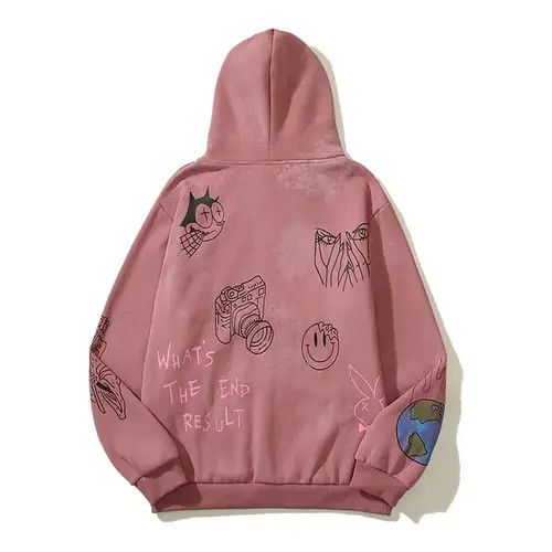 Japanese Brand Rumiko x Jinno Graphic Grafitti Printed Hoodie Size US M / EU 48-50 / 2 - 2 Thumbnail