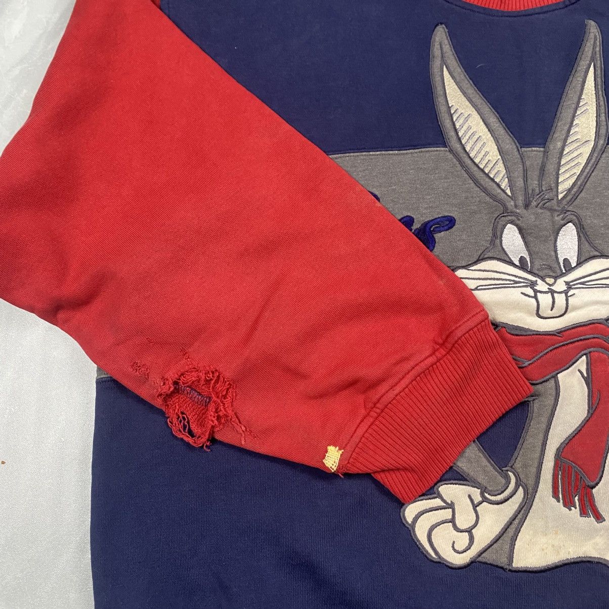 Cartoon Network Vintage 90s Pia Sport Bugs Bunny Distressed Crewneck Size US L / EU 52-54 / 3 - 6 Thumbnail