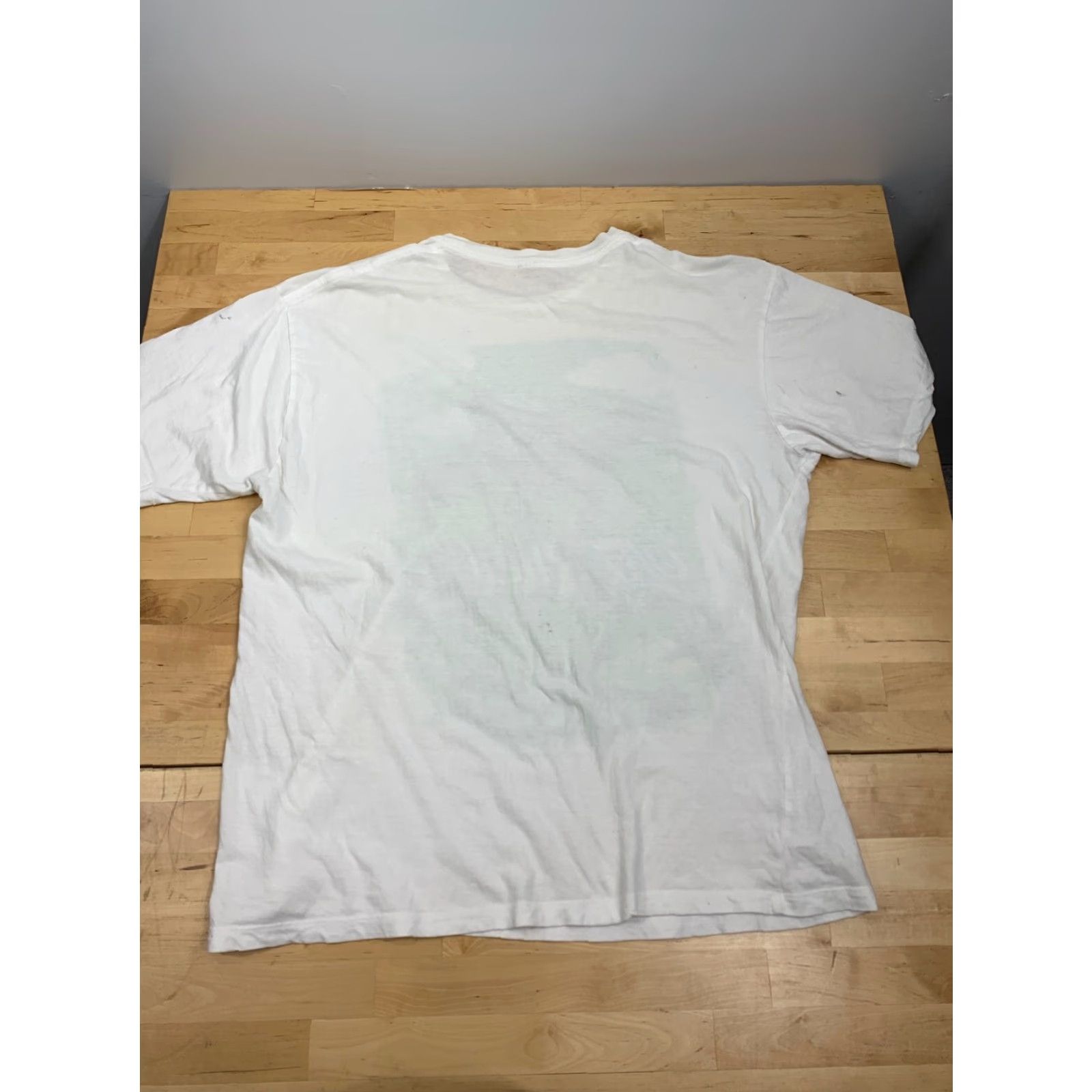 Vintage Wiz Khalifa T Shirt White Short Sleeve Size L DISTRESS 2119 Men's Crew Neck Graphic Regular Fit Size US L / EU 52-54 / 3 - 3 Thumbnail