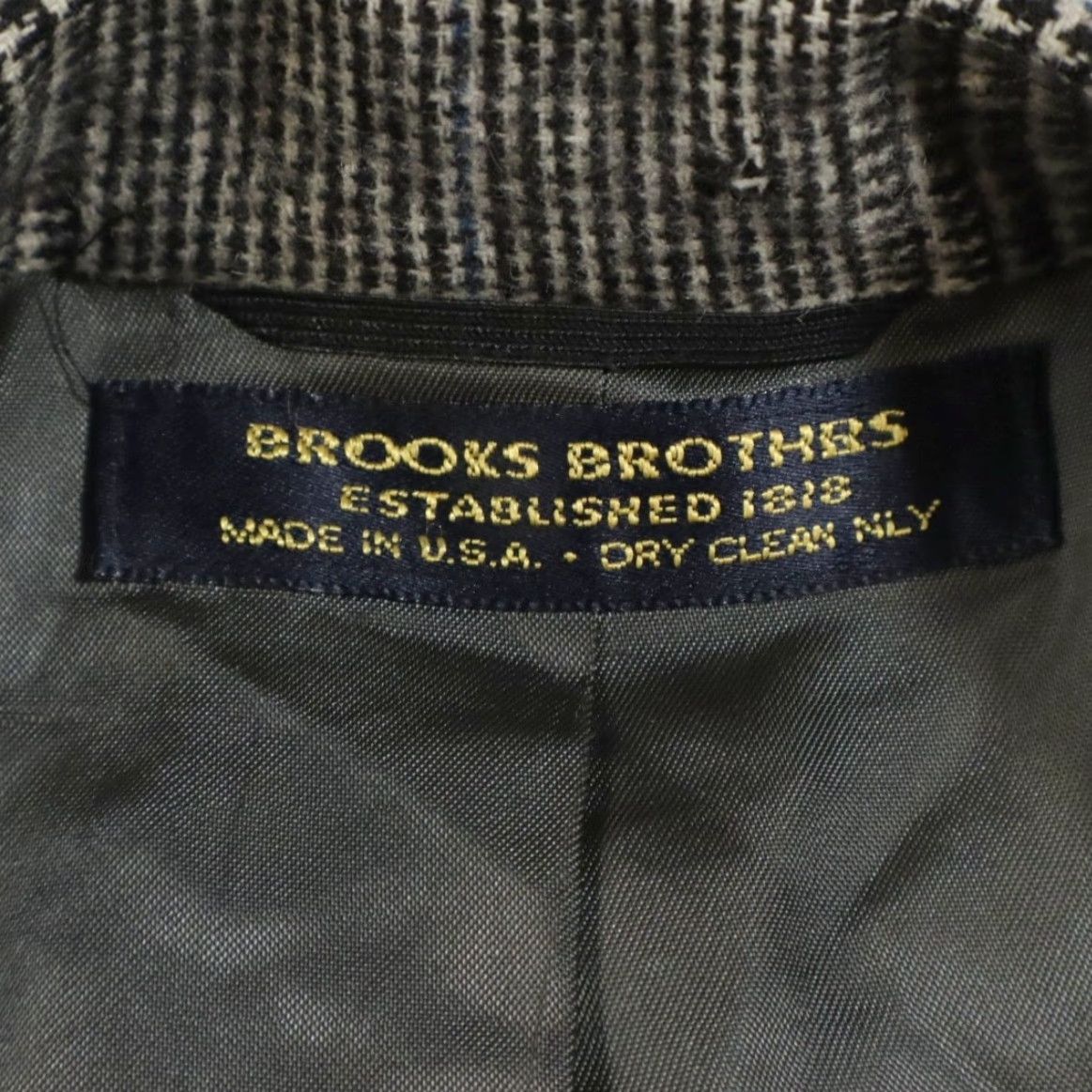 Brooks Brothers Brooks Brothers Camel Hair 3 Button Blazer Jacket Gray Men's 46 Size 46R - 5 Thumbnail