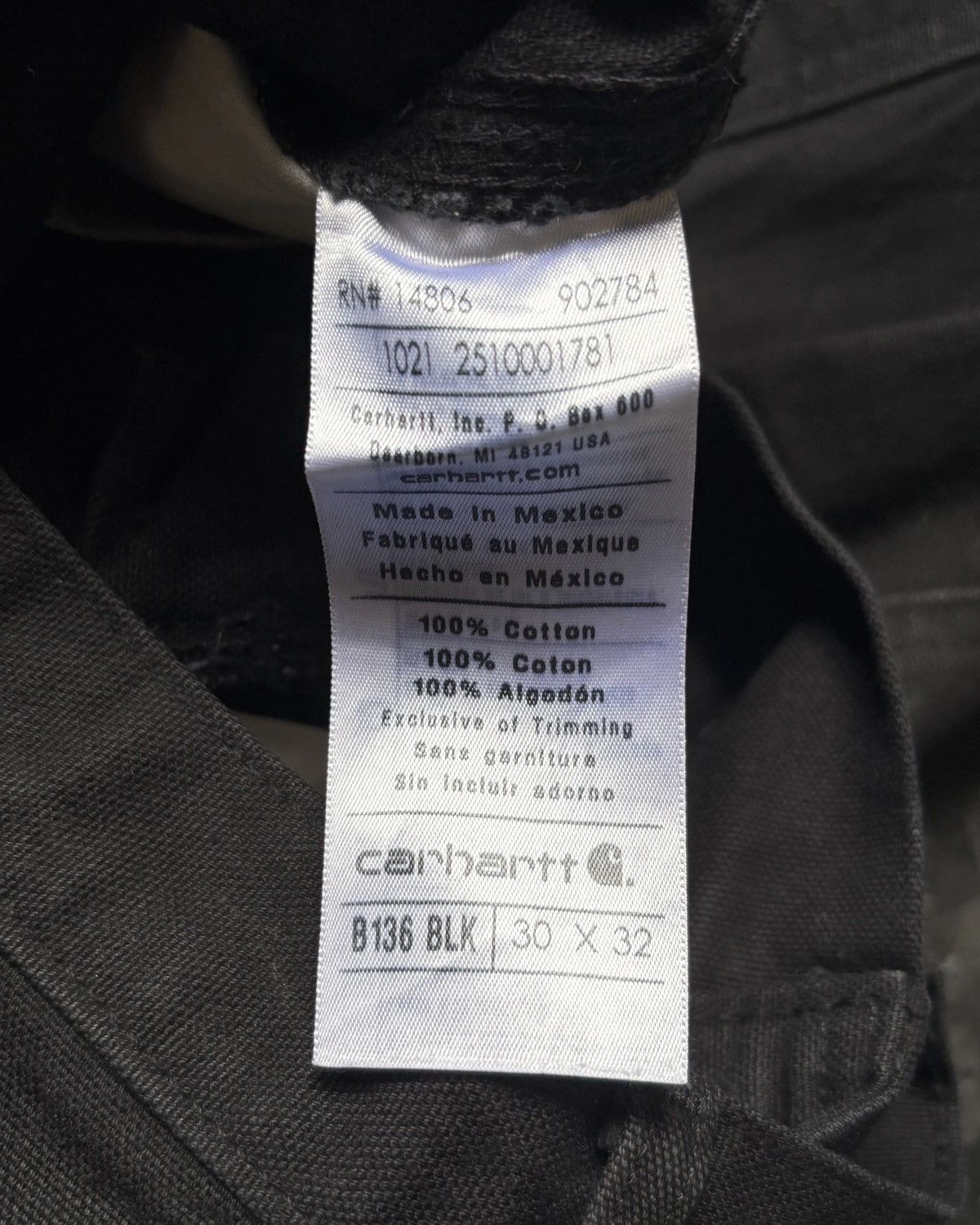 Carhartt Faded Black Painters Carhartt Double Knee Pants Size US 31 - 8 Thumbnail