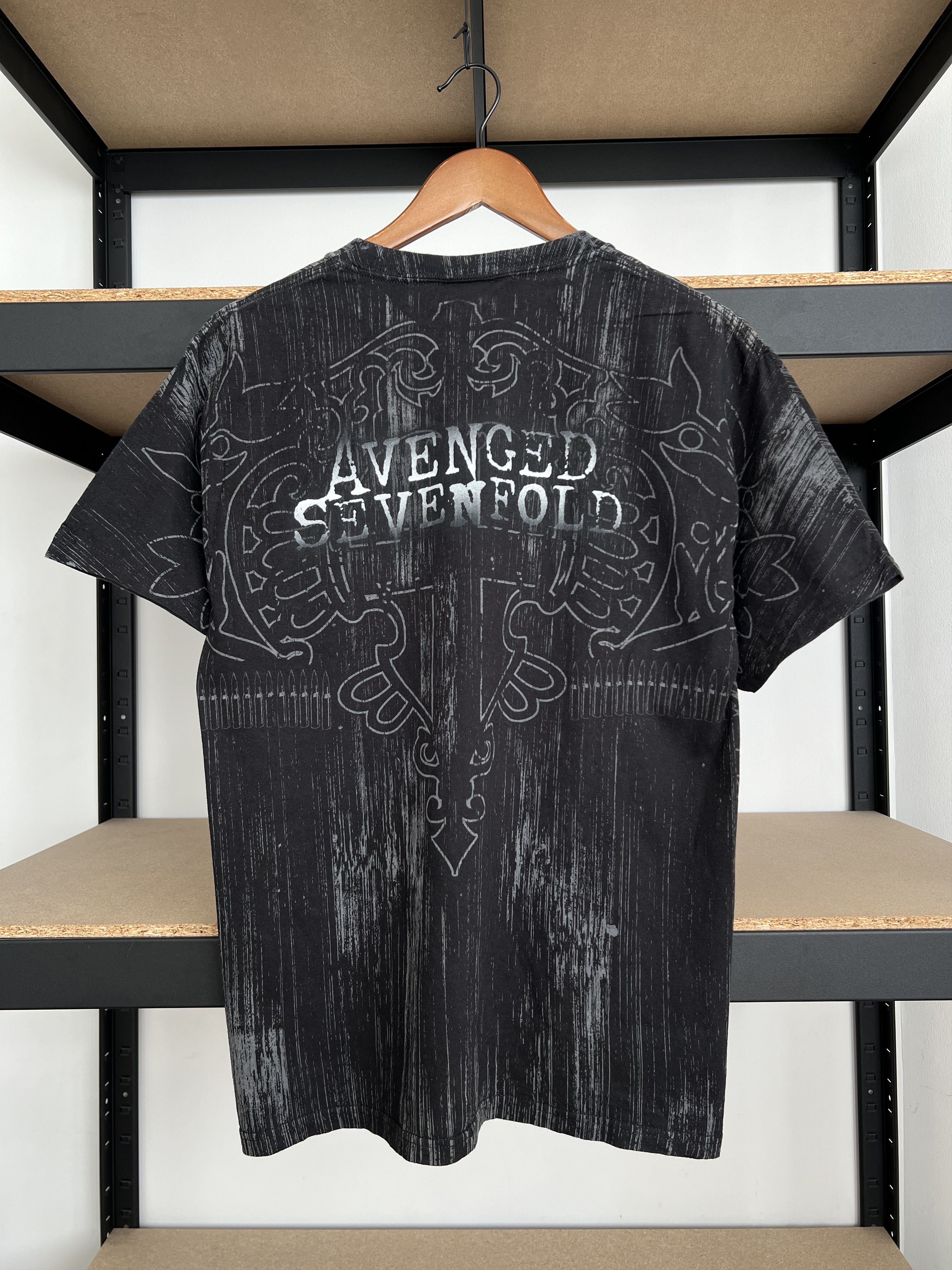 Band Tees Vintage 2011 Avenged Sevenfold Metal Band All Over Print Size US M / EU 48-50 / 2 - 2 Thumbnail