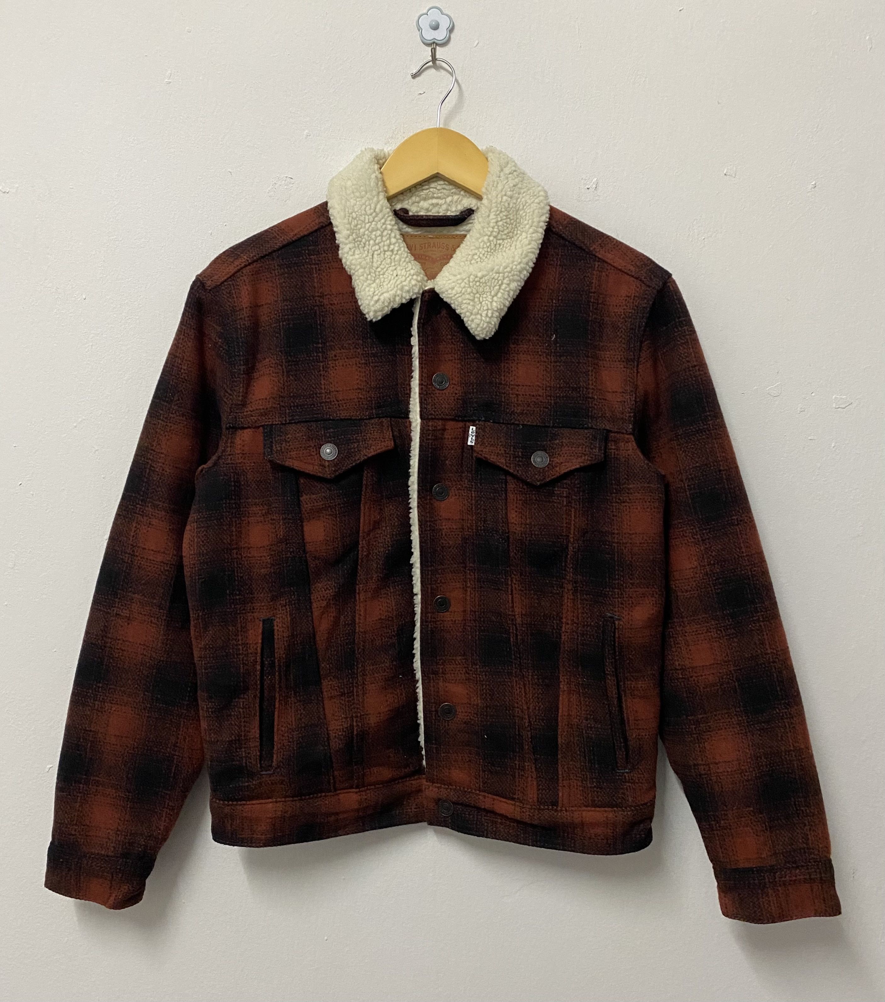 Levi's Levi’s Type 3 Checkered Sherpa Jacket Size US S / EU 44-46 / 1 - 1 Thumbnail