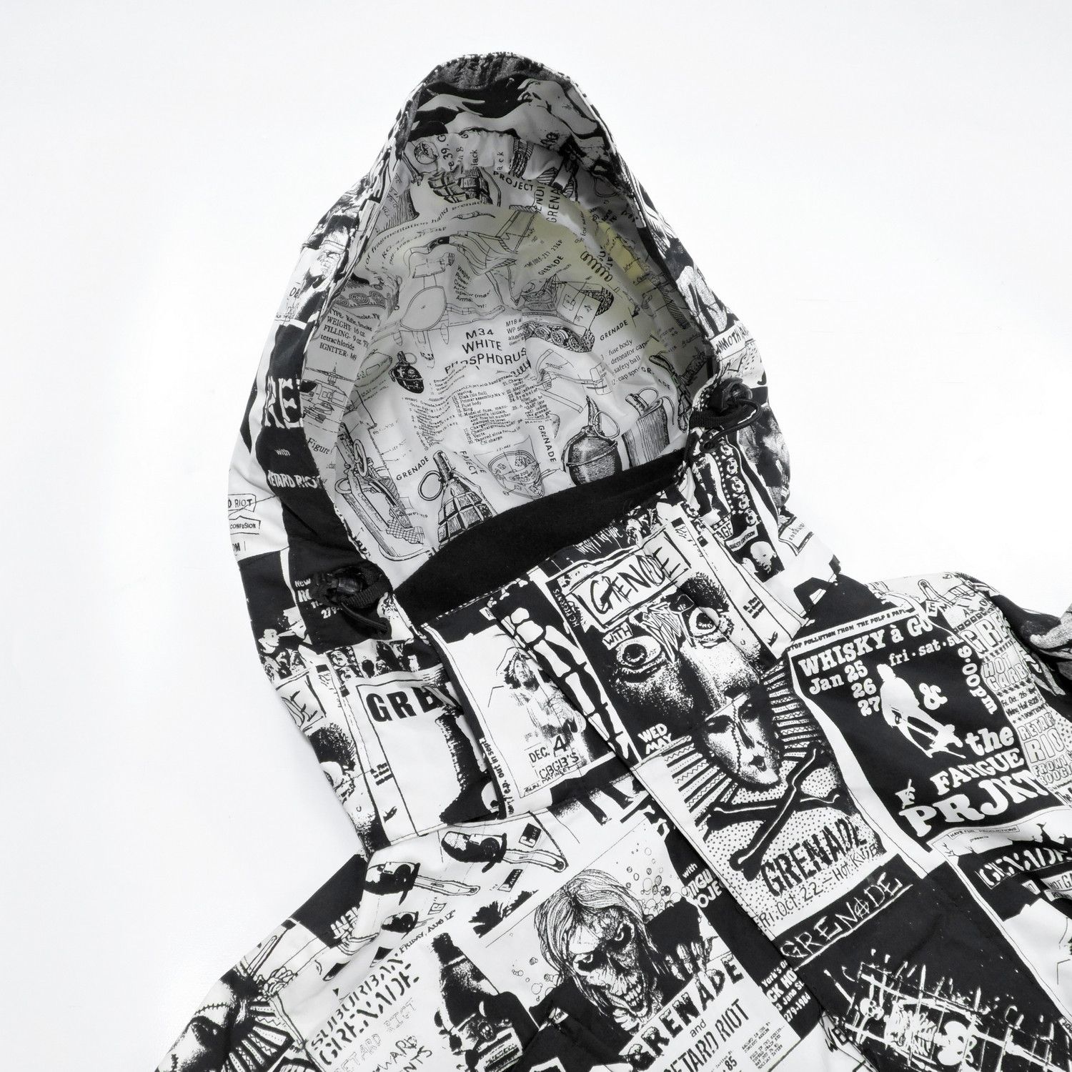 Grenade GRENADE FATIGUE PROJECT PUNK COLLAGE PRINT SNOWBOARD JACKET Size US M / EU 48-50 / 2 - 13 Thumbnail