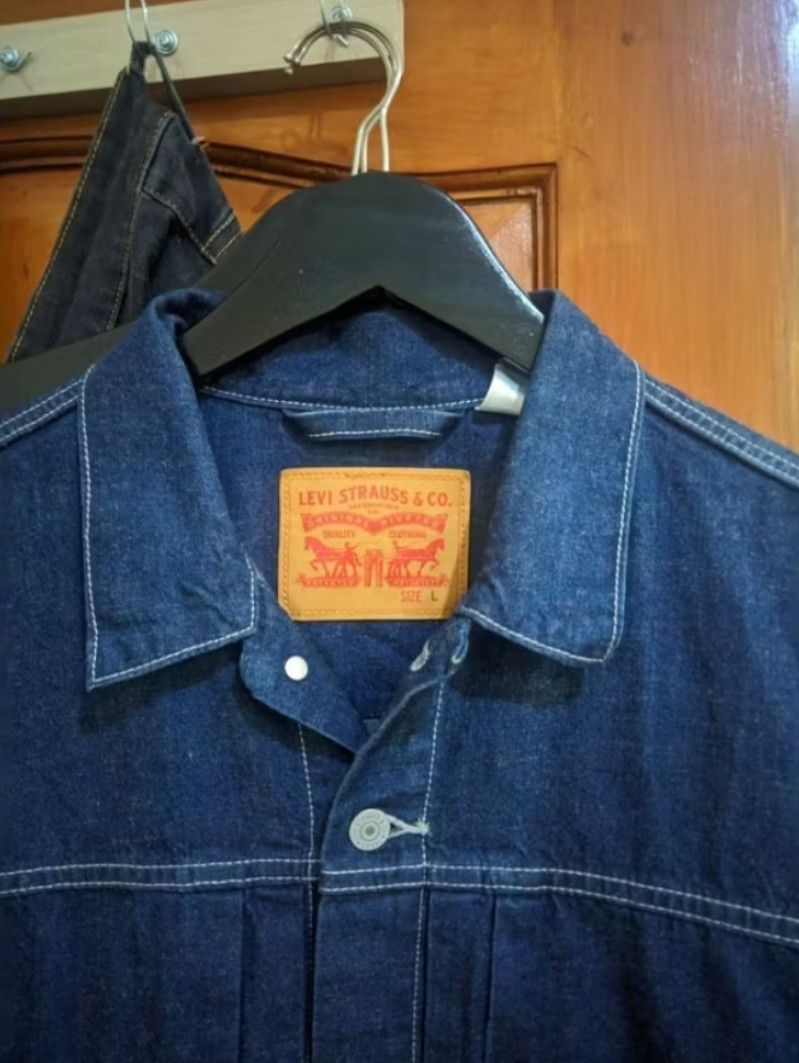 Levi's Levi's Denim Jacket Type 2 Size US L / EU 52-54 / 3 - 3 Thumbnail