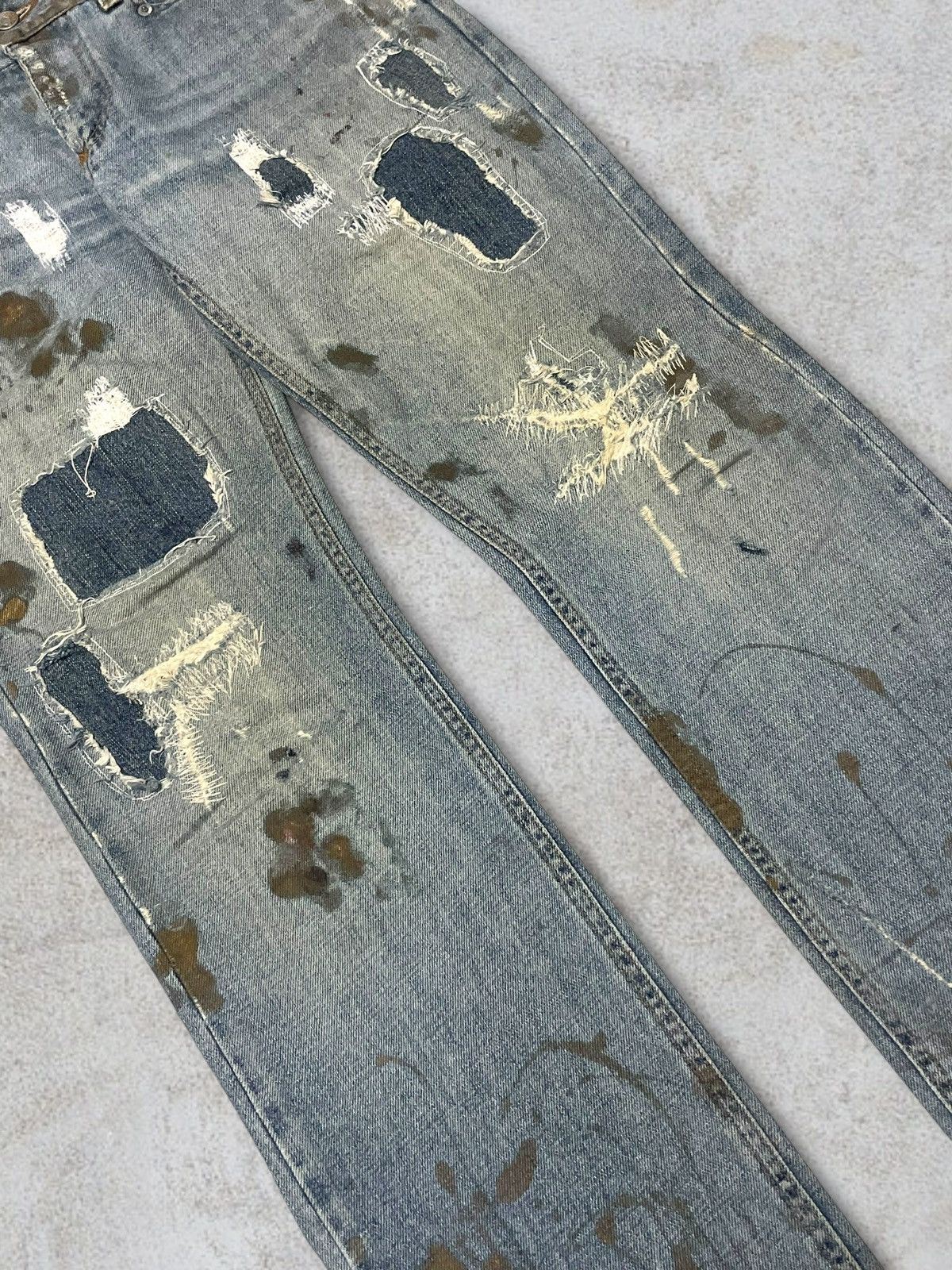 Dolce & Gabbana Dolce & Gabbana Paint Splatter Distressed Patches Sick Jeans Size US 32 / EU 48 - 10 Thumbnail
