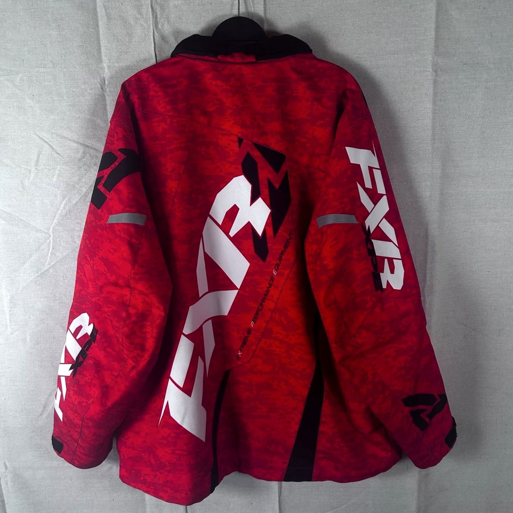 Vintage FXR Racing Mens Boost Jacket Red Digital Camo Snowmobile Winter Coat XL Size US XL / EU 56 / 4 - 3 Thumbnail