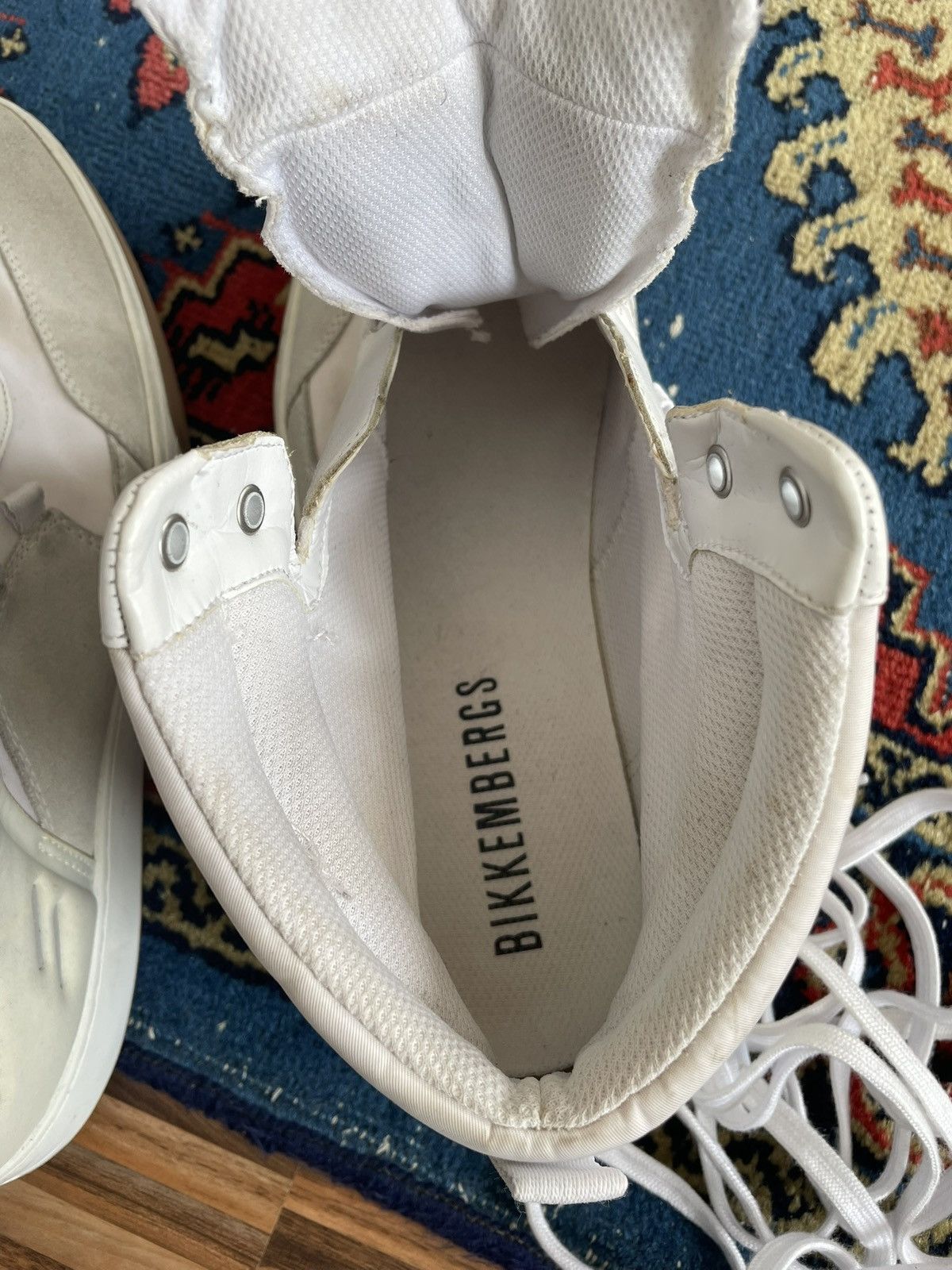 Dirk Bikkembergs Dirk Bikkembergs Hightop Sneakers Size US 12 / EU 45 - 6 Thumbnail