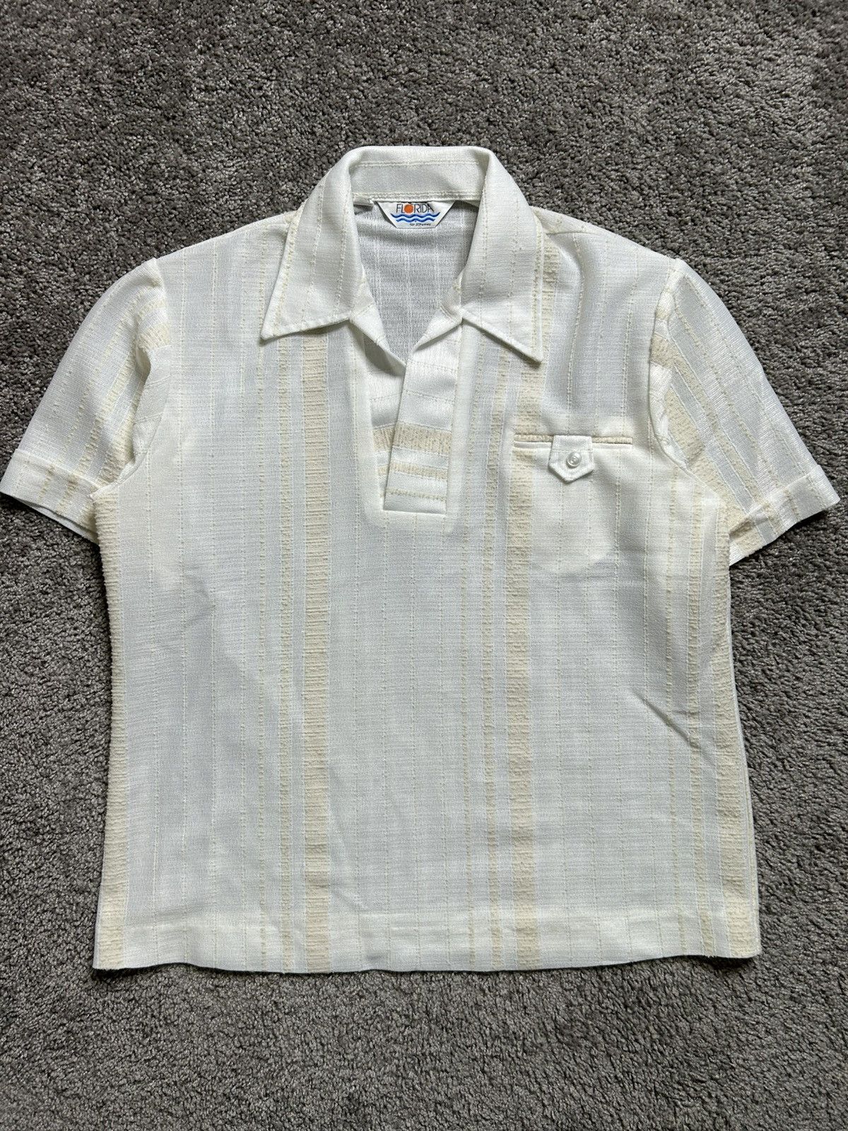 Vintage Vintage 70s JC Penney Open Polo Polyester Flowy Boxy Size US M / EU 48-50 / 2 - 1 Thumbnail