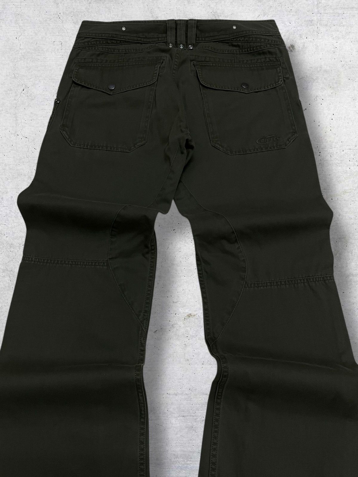 Diesel VINTAGE DIESEL INDUSTRY DESIGNER WORK WEAR UTILITY PANT Size US 31 - 11 Thumbnail