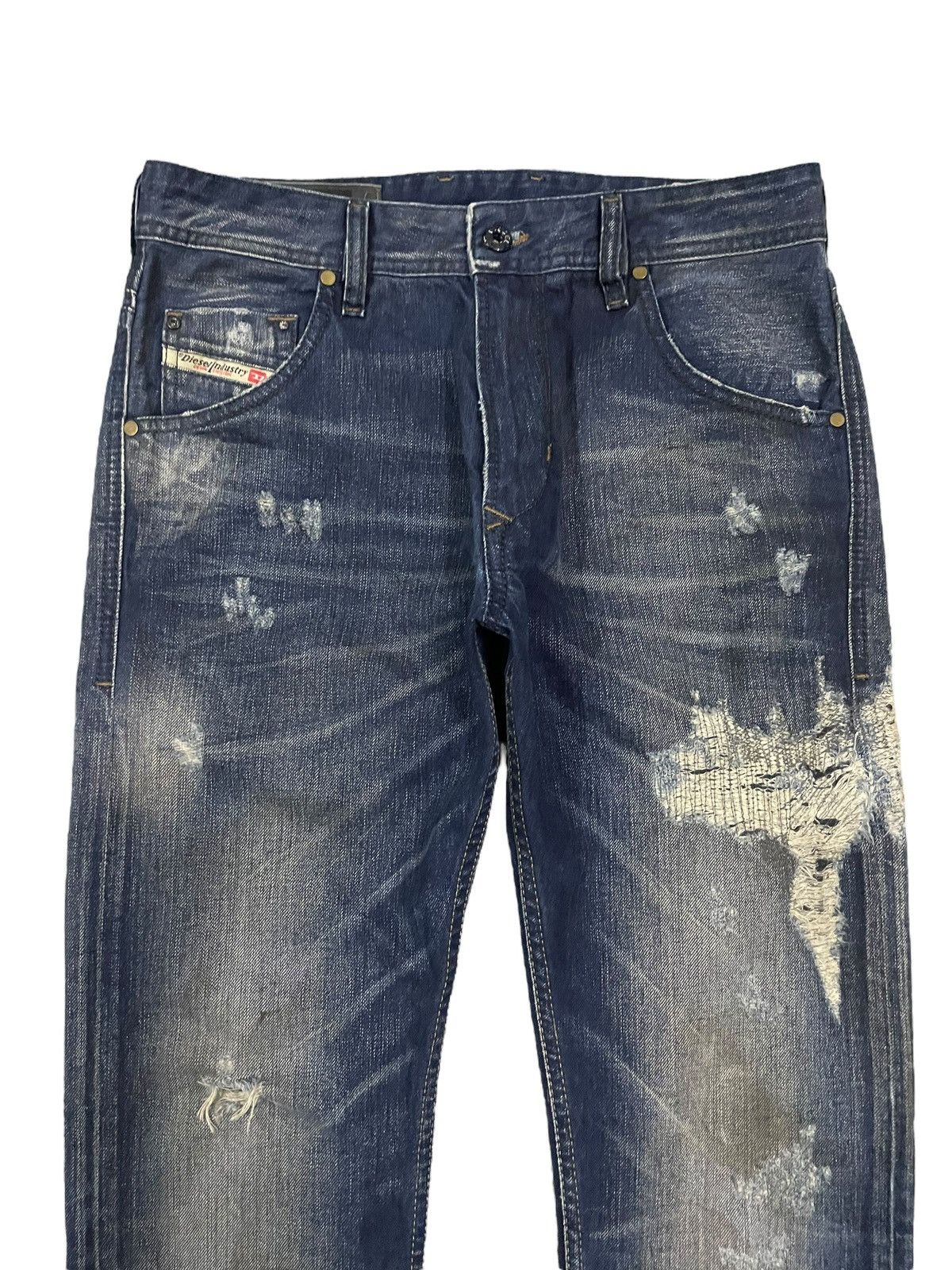 Diesel Vintage Diesel Denim Edit Blue Wash Distressed Style Jeans Size US 30 / EU 46 - 2 Thumbnail