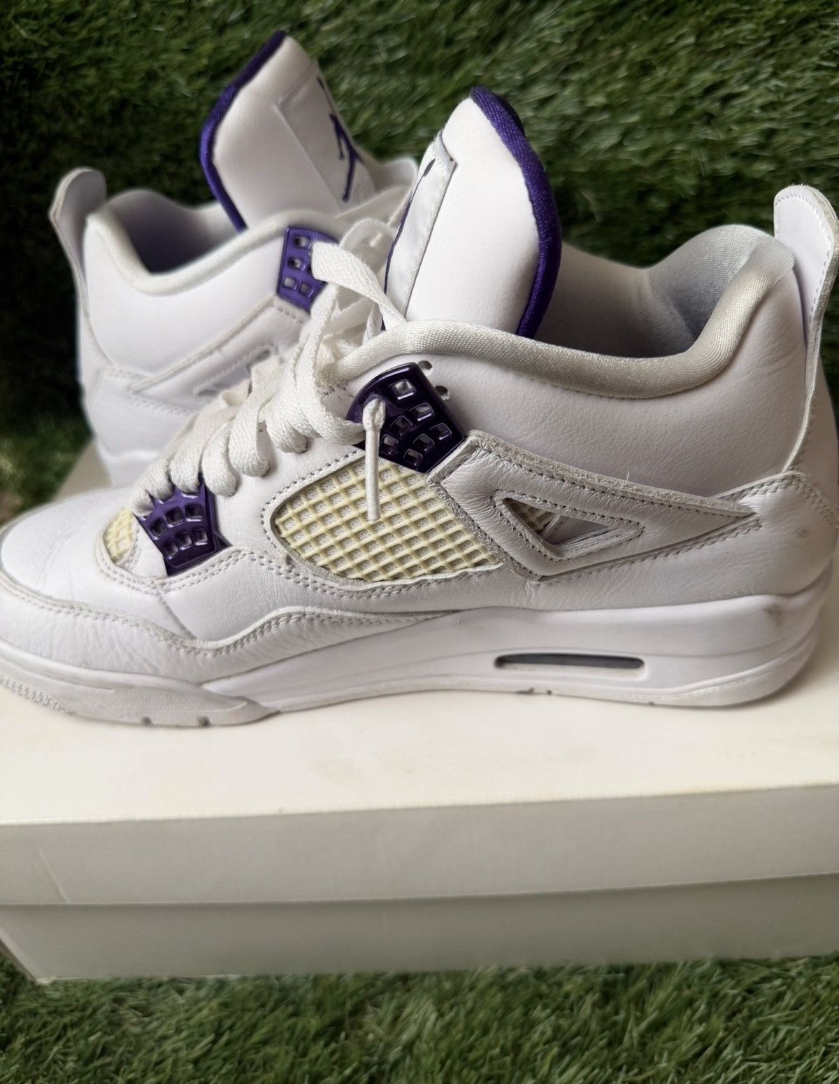 Jordan Brand AIR JORDAN 4 RETRO METALLIC PURPLE SIZE 8.5 Size US 8.5 / EU 41-42 - 5 Thumbnail