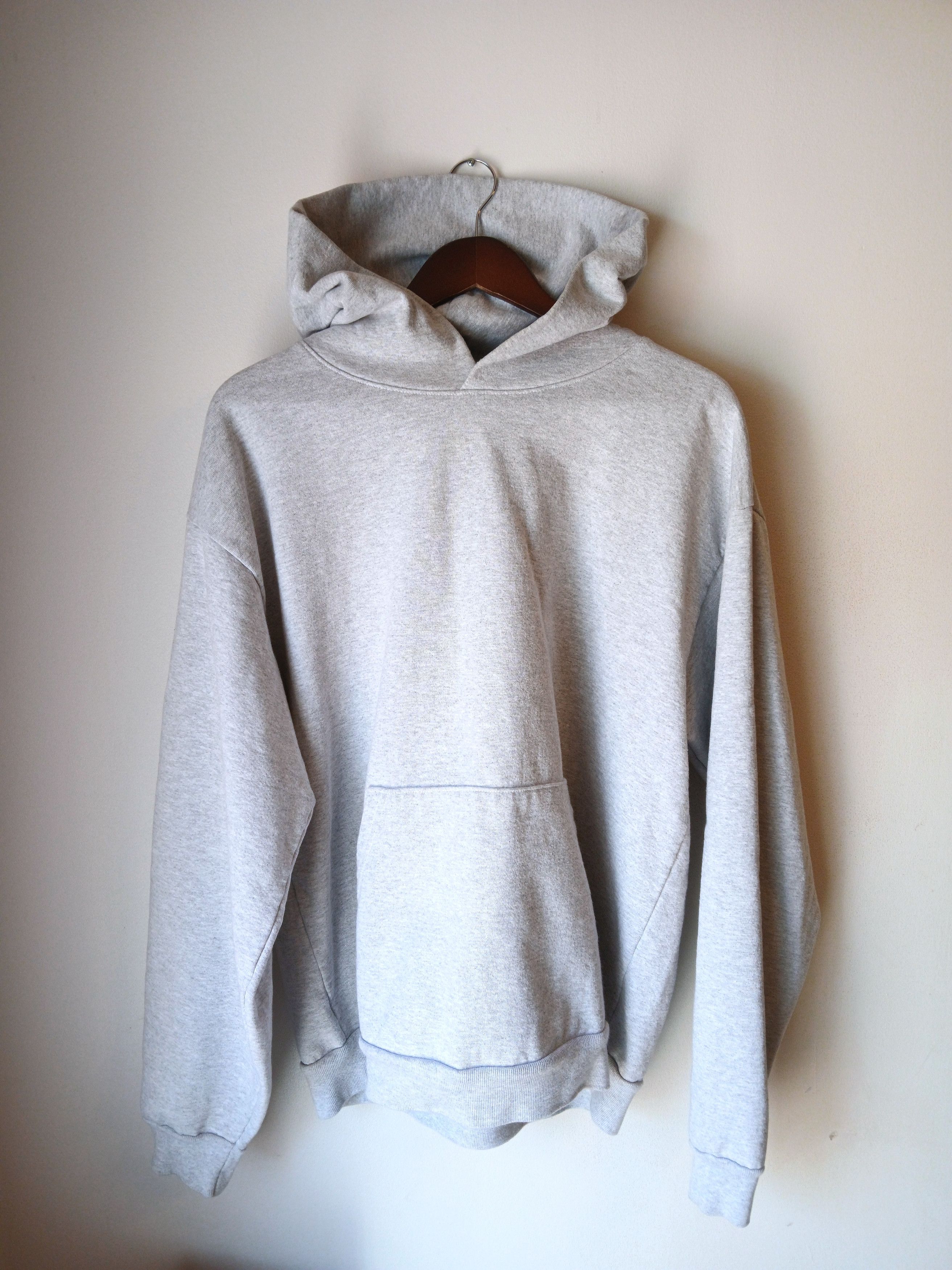 Los Angeles Apparel Heavy Fleece Pullover Hoodie Light Gray