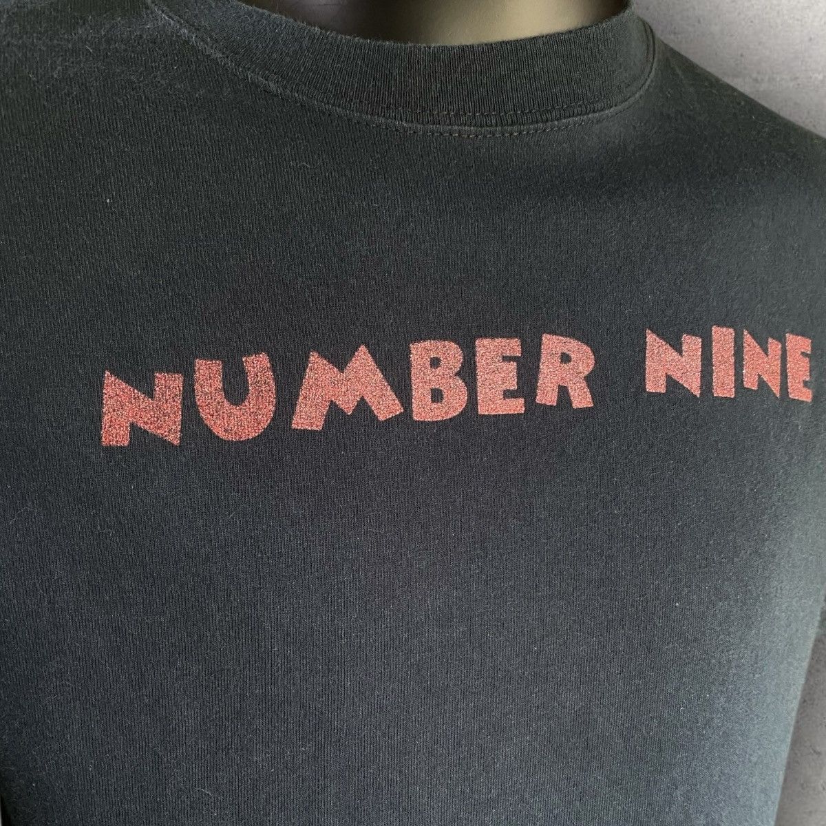 Number (N)ine Vintage 1999 Rock And Roll Red Glitter T Shirt Size US S / EU 44-46 / 1 - 2 Thumbnail