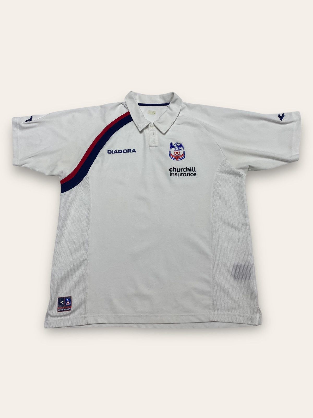 Diadora 00s Vintage DIADORA CRYSTAL PALACE Soccer Football Polo Size US XL / EU 56 / 4 - 1 Thumbnail