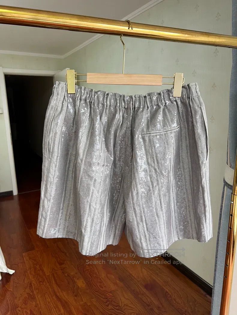 Brunello Cucinelli Brunello Cucinelli size M Fully Sequin Shorts Size 23" - 4 Thumbnail