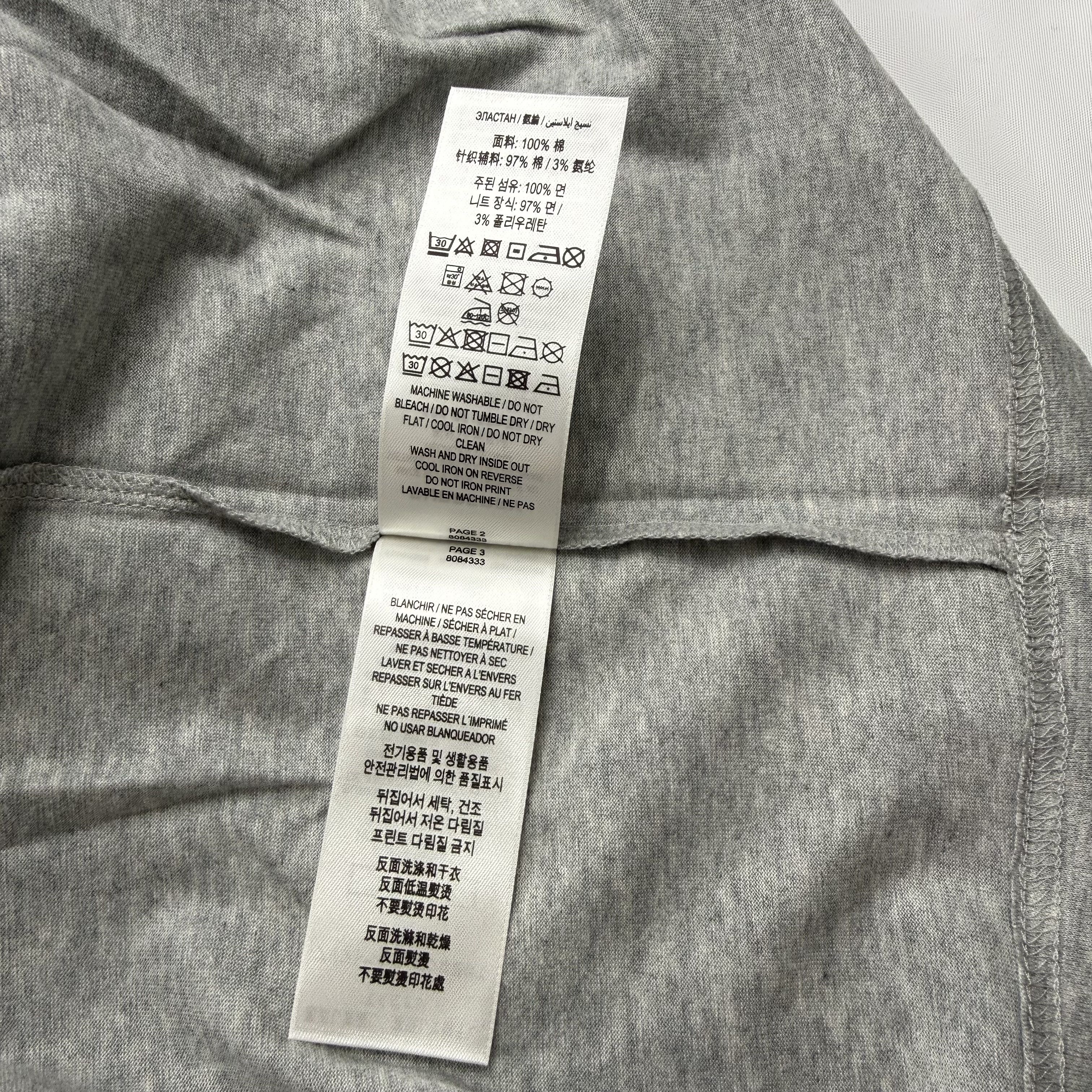 Burberry Burberry Mens Horseferry Print Grey Cotton Oversized T Size US XXL / EU 58 / 5 - 5 Thumbnail