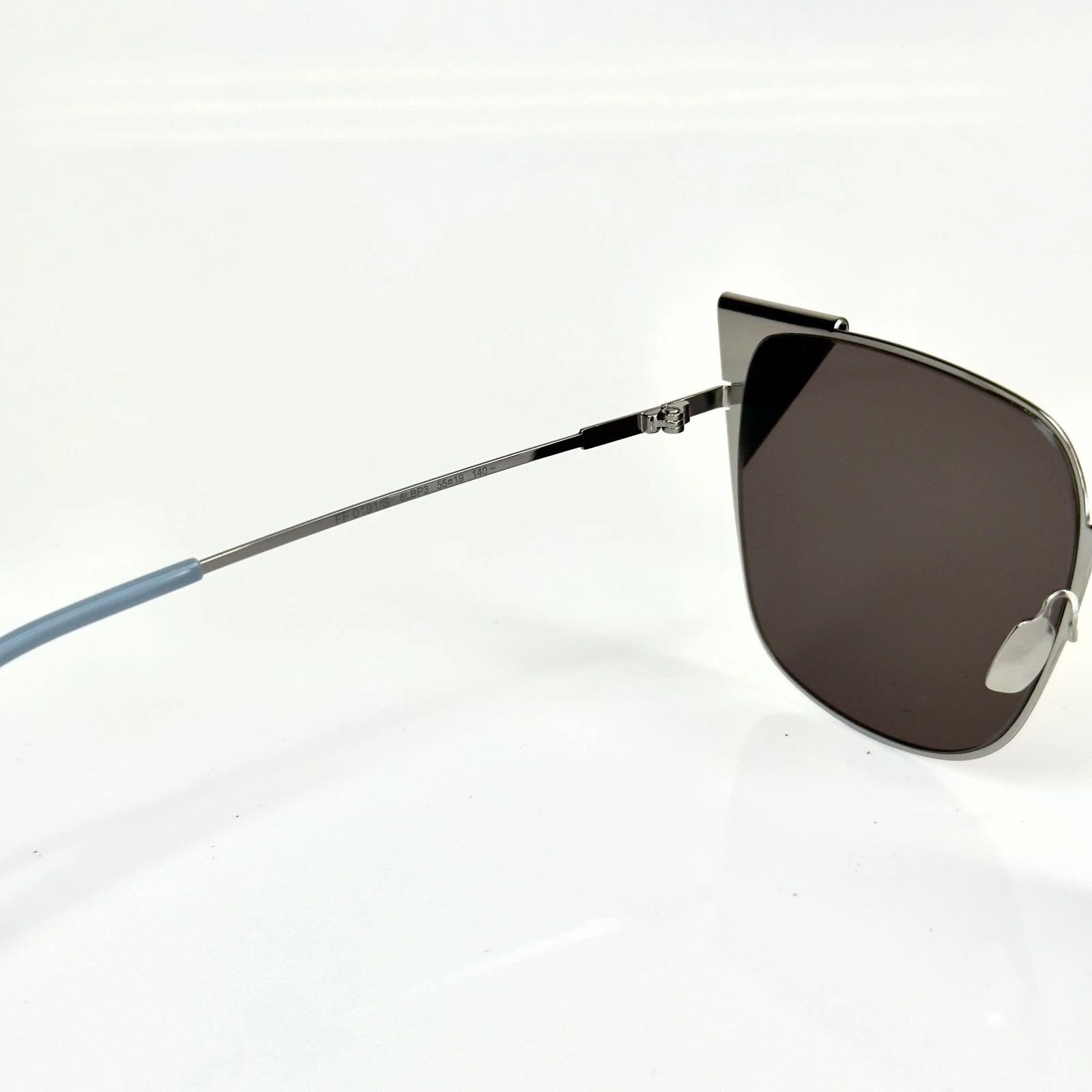 Fendi FENDI LEI FF0191S 0191 Silver Purple Mauve Triangle Sunglass Size ONE SIZE - 2 Thumbnail