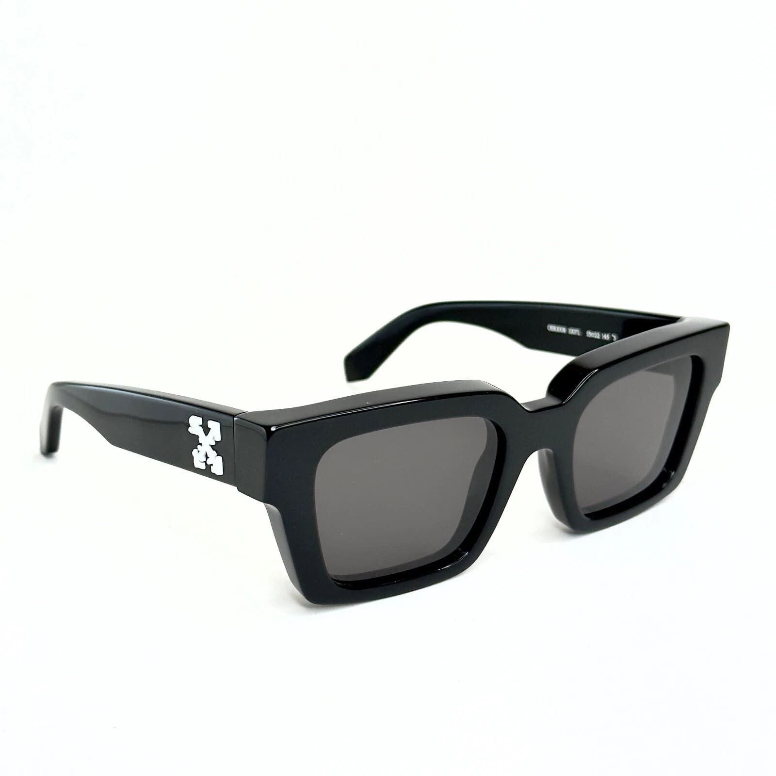 Off-White OFF-WHITE 008 OERI008 Black White Logo VIRGIL Sunglasses Size ONE SIZE - 9 Thumbnail
