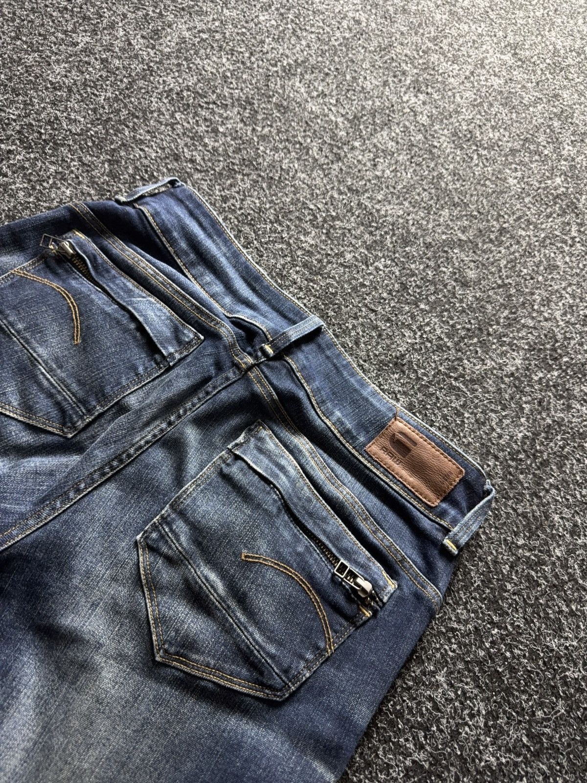 G-Star Y2K G-Star RAW Midge Cody Mid Skinny Jeans Distressed Wash Size 28" / US 6 / IT 42 - 19 Thumbnail