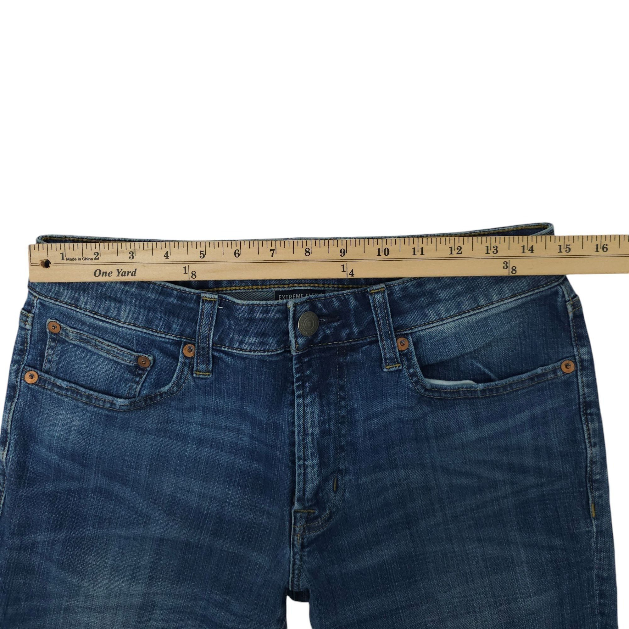 American Eagle Outfitters American Eagle Extreme Flex Slim Straight Leg Jeans Women 31 Size 31" - 3 Thumbnail