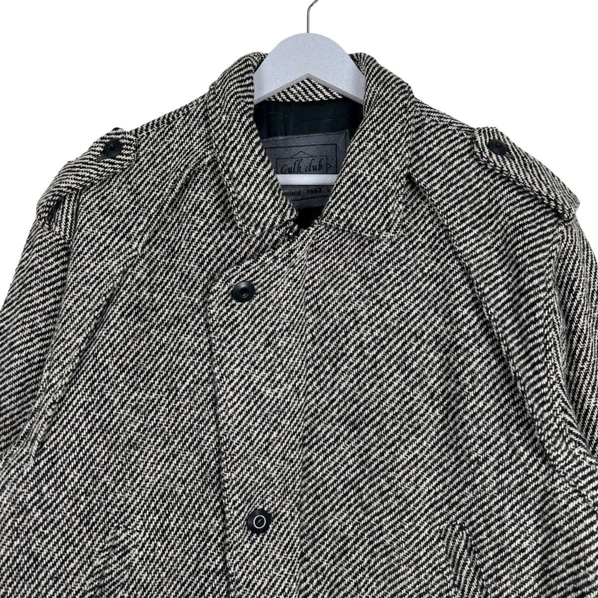 Issey Miyake 🔥 VINTAGE GULK CLUB HARRINGBONE WOOL BOMBER JACKET Size US M / EU 48-50 / 2 - 3 Thumbnail