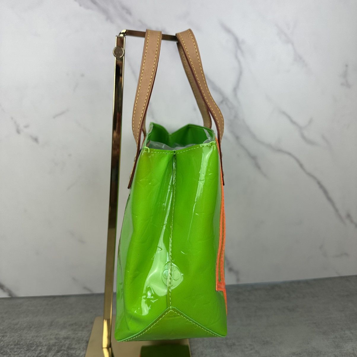 Louis Vuitton Louis Vuitton Green Vernis Reade PM Limited Edition Size ONE SIZE - 7 Thumbnail