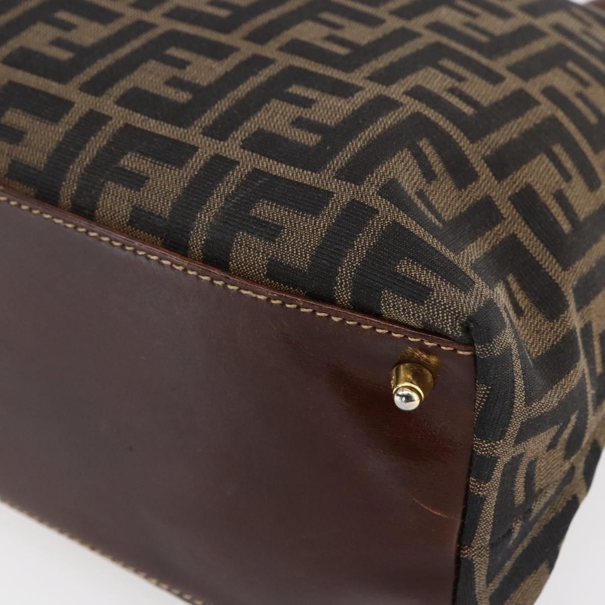 Fendi FENDI Zucca Canvas Mamma Baguette Hand Bag Black Brown Size ONE SIZE - 9 Thumbnail