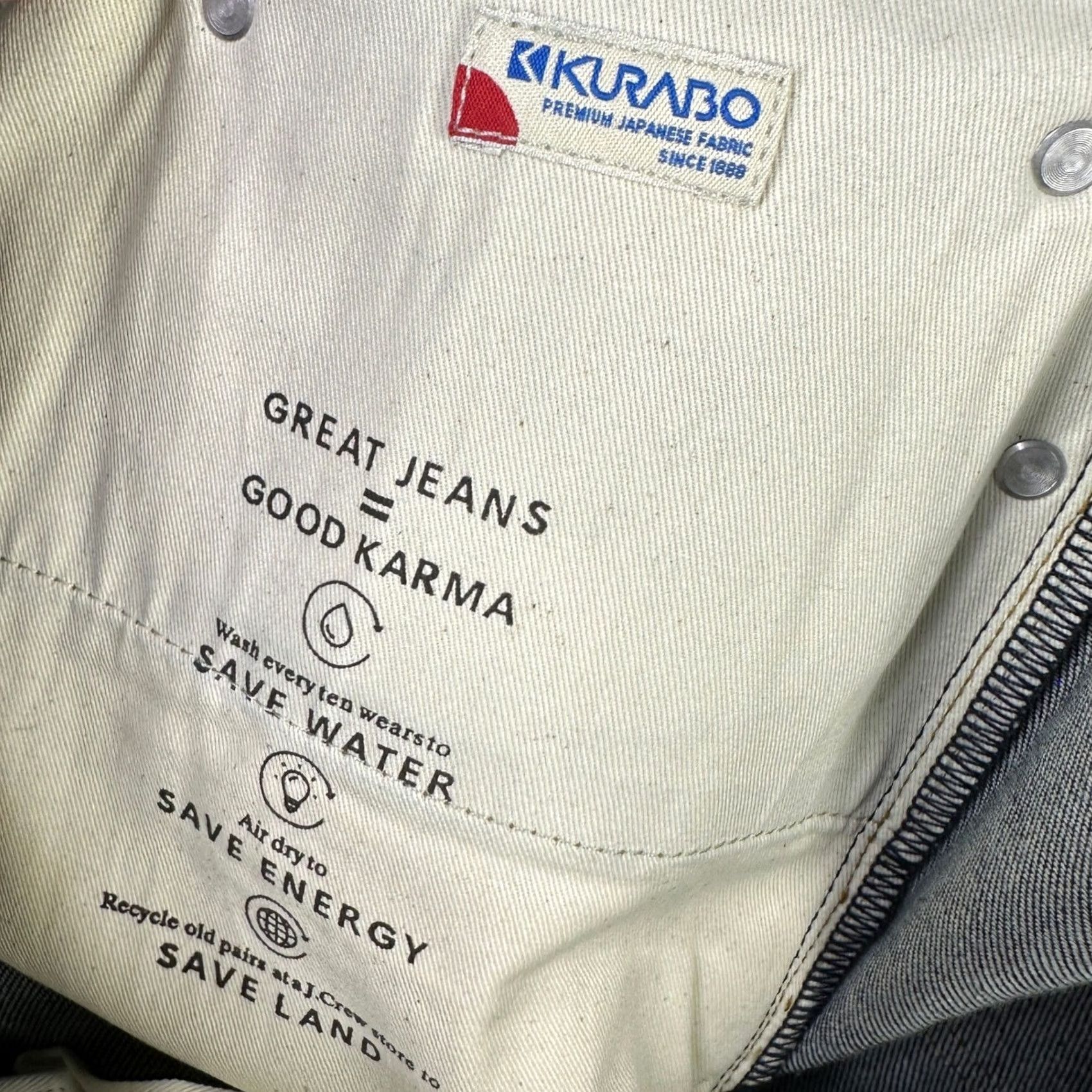 J.Crew J. Crew 770 Jeans Mens Straight Leg 44X34 Dark Blue Kurabo Premium Japanese Denim Size US 44 / EU 60 - 5 Thumbnail