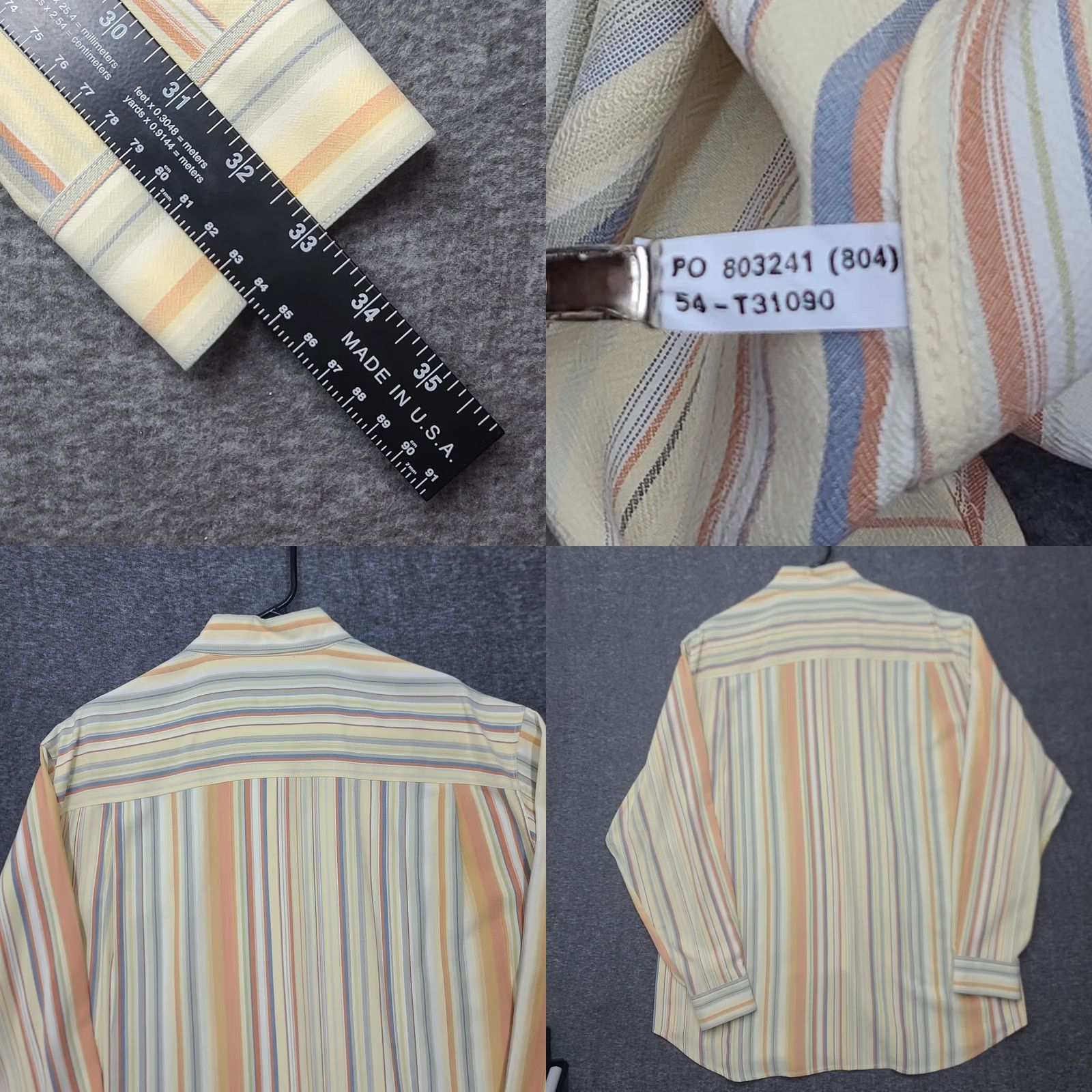 Tommy Bahama Tommy Bahama Shirt Men L Long Sleeve Striped Silk Button-Up Coastal Beach Tropical 100% Silk Multicolor Button-Down Casual Regular Shirt Mens Size US L / EU 52-54 / 3 - 8 Thumbnail