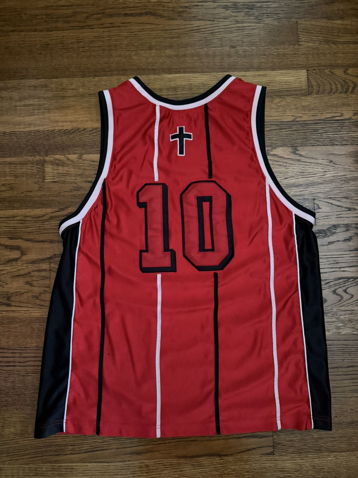 Supreme Supreme “St. Supreme” Red Basketball Jersey (Large) Size US L / EU 52-54 / 3 - 2 Thumbnail