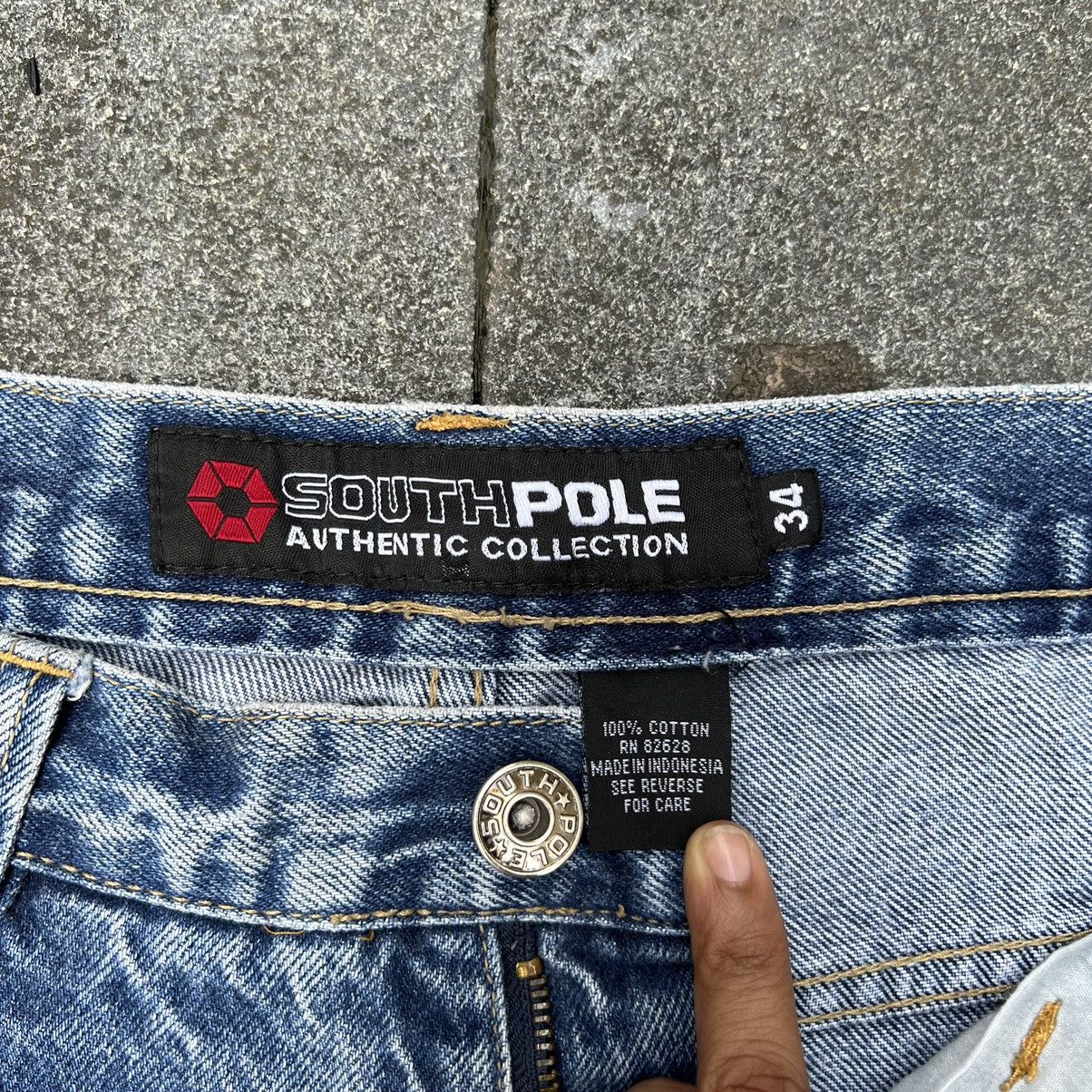 Southpole × Vintage Vintage South Pole Spellout Baggy Jeans Size US 34 / EU 50 - 4 Thumbnail