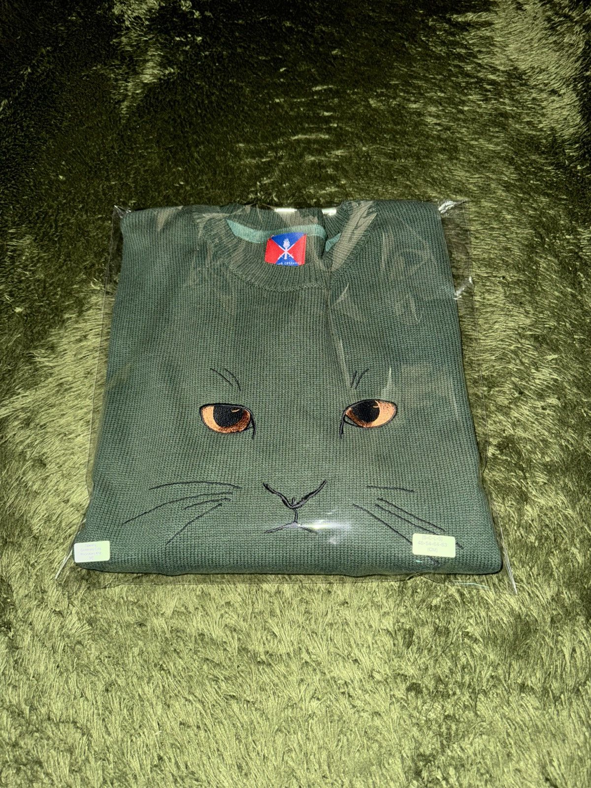 Opening Ceremony [M] Opening Ceremony Cat Embroidery Knit Green Size US M / EU 48-50 / 2 - 12 Thumbnail