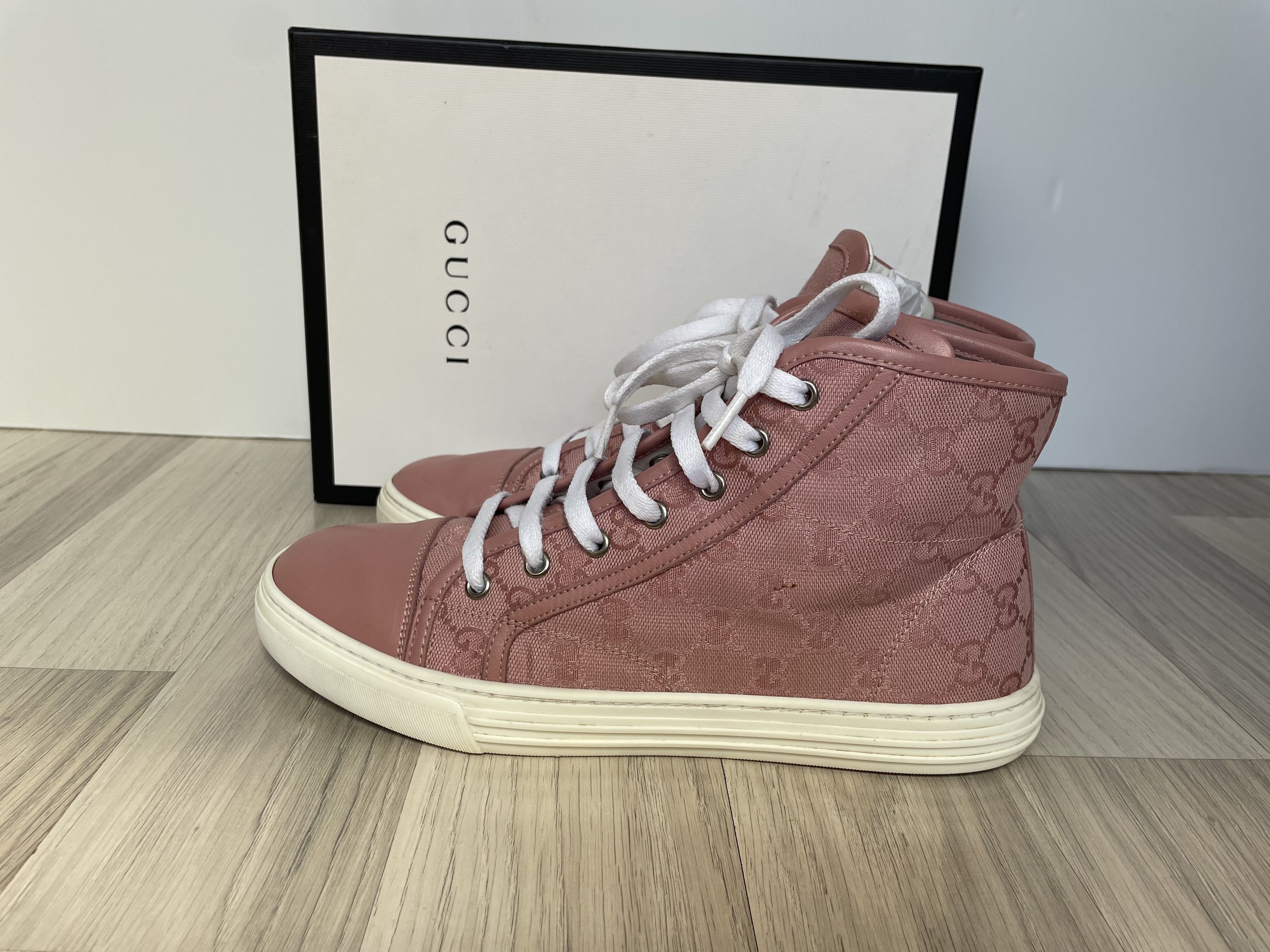 Gucci Gucci pink sneakers Size US 10 / IT 40 - 1 Thumbnail