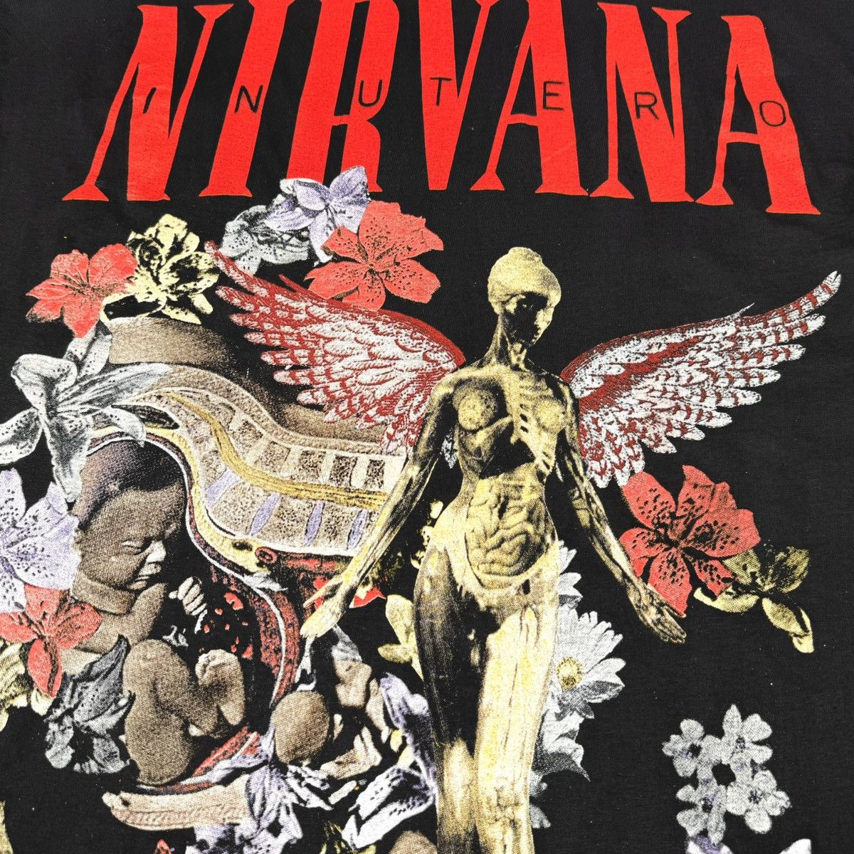 Band Tees Vintage 1993 DS PACKAGED Nirvana In Utero Empire T Shirt Size US XL / EU 56 / 4 - 9 Thumbnail