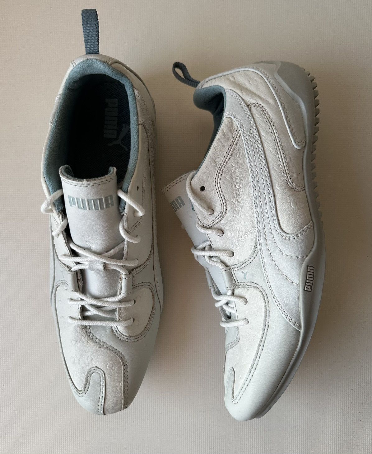 Puma Puma London Trail Low (2007) ostrich pattern white leather Size US 8.5 / IT 38.5 - 1 Thumbnail