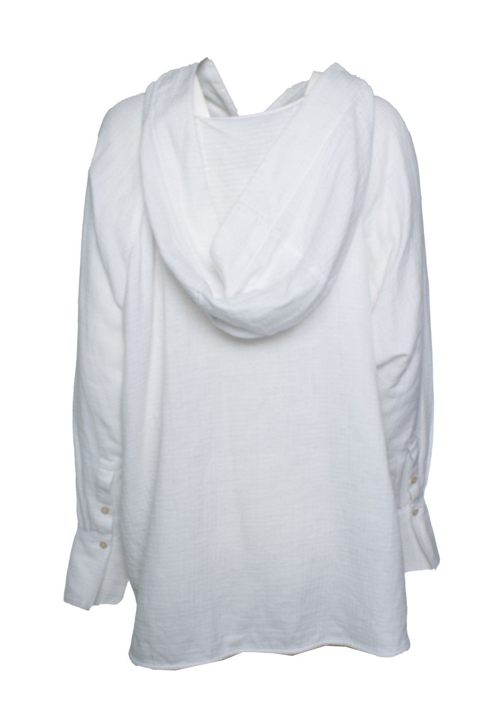 Elizabeth and James Elizabeth & James, white cotton hooded shirt Size S / US 4 / IT 40 - 3 Thumbnail