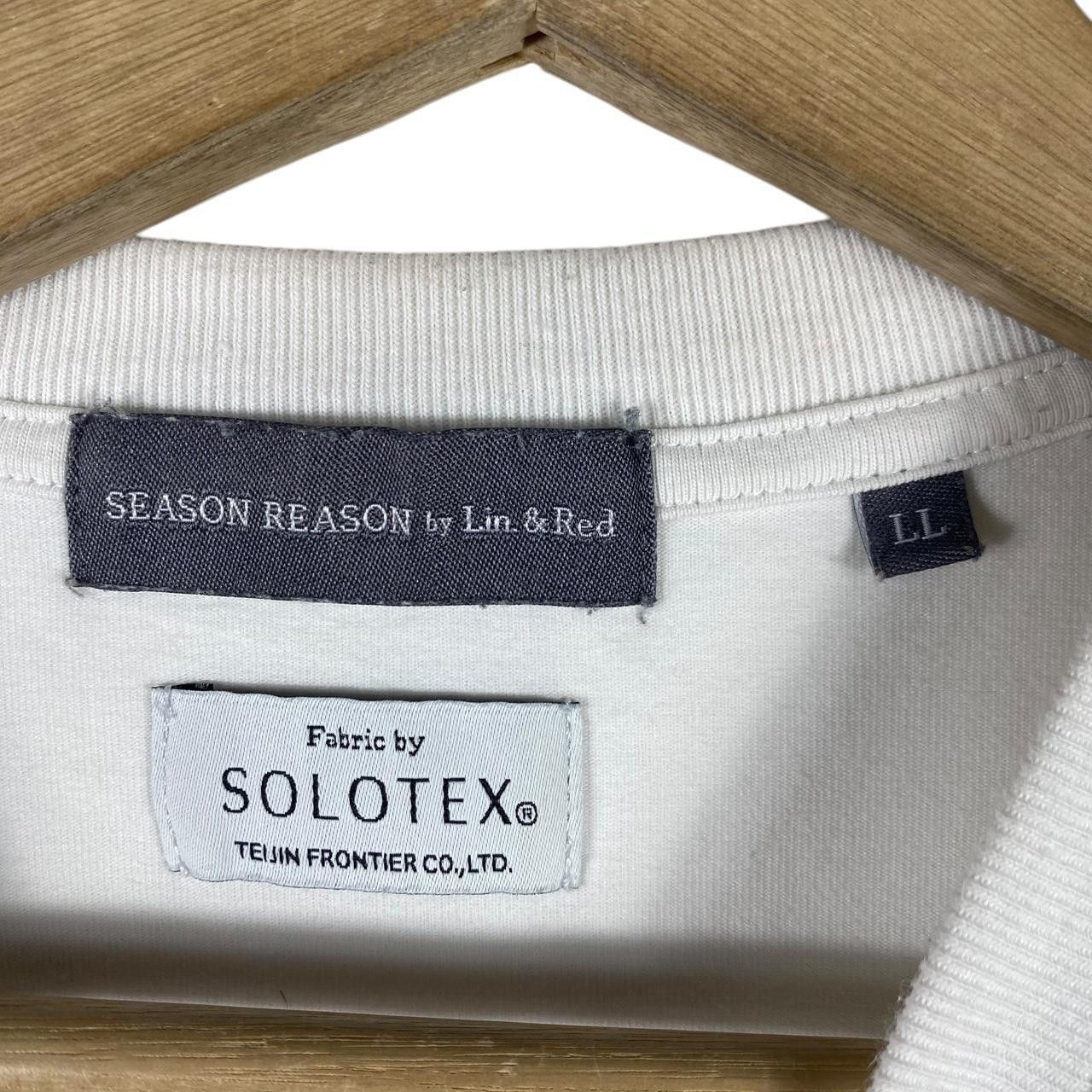 Other SEASON REASON SOLOTEX Fabric Lin & Red Baggy Tee Shirt Top Size US L / EU 52-54 / 3 - 4 Thumbnail