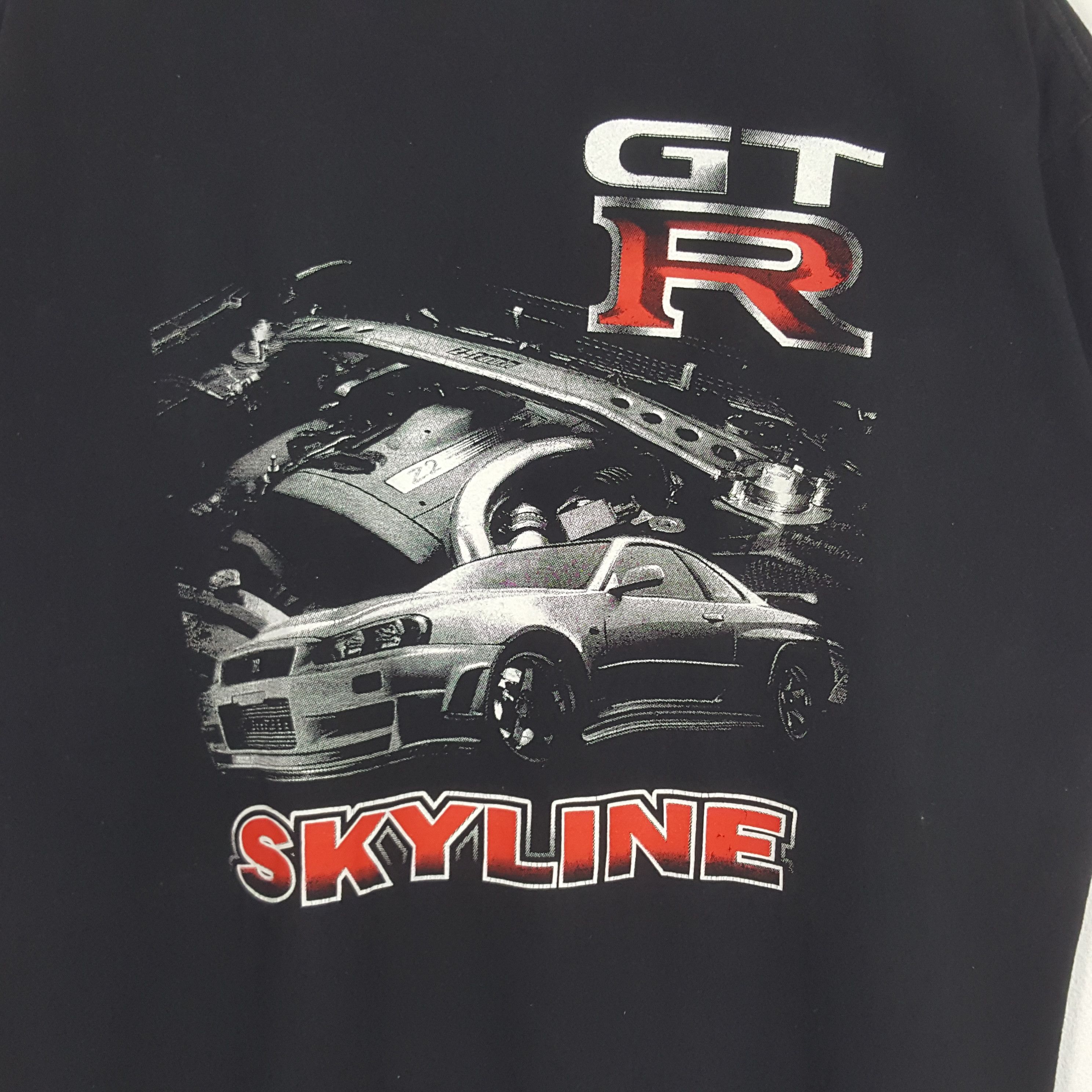 Japanese Brand × Vintage Vintage GTR Skyline Nissan Racing Motorsports Tshirt Size US XL / EU 56 / 4 - 2 Thumbnail