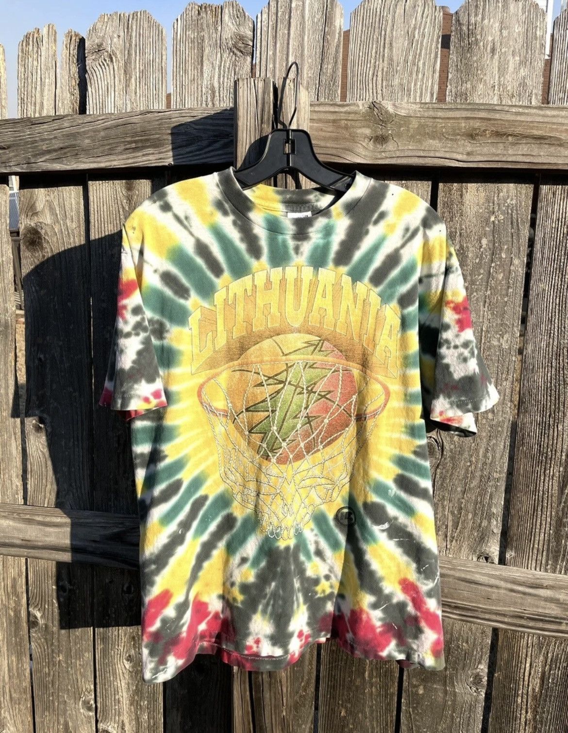 Anvil Vintage 90s Grateful Dead Lithuania T Shirt XL Single Stitch Size US XL / EU 56 / 4 - 1 Thumbnail