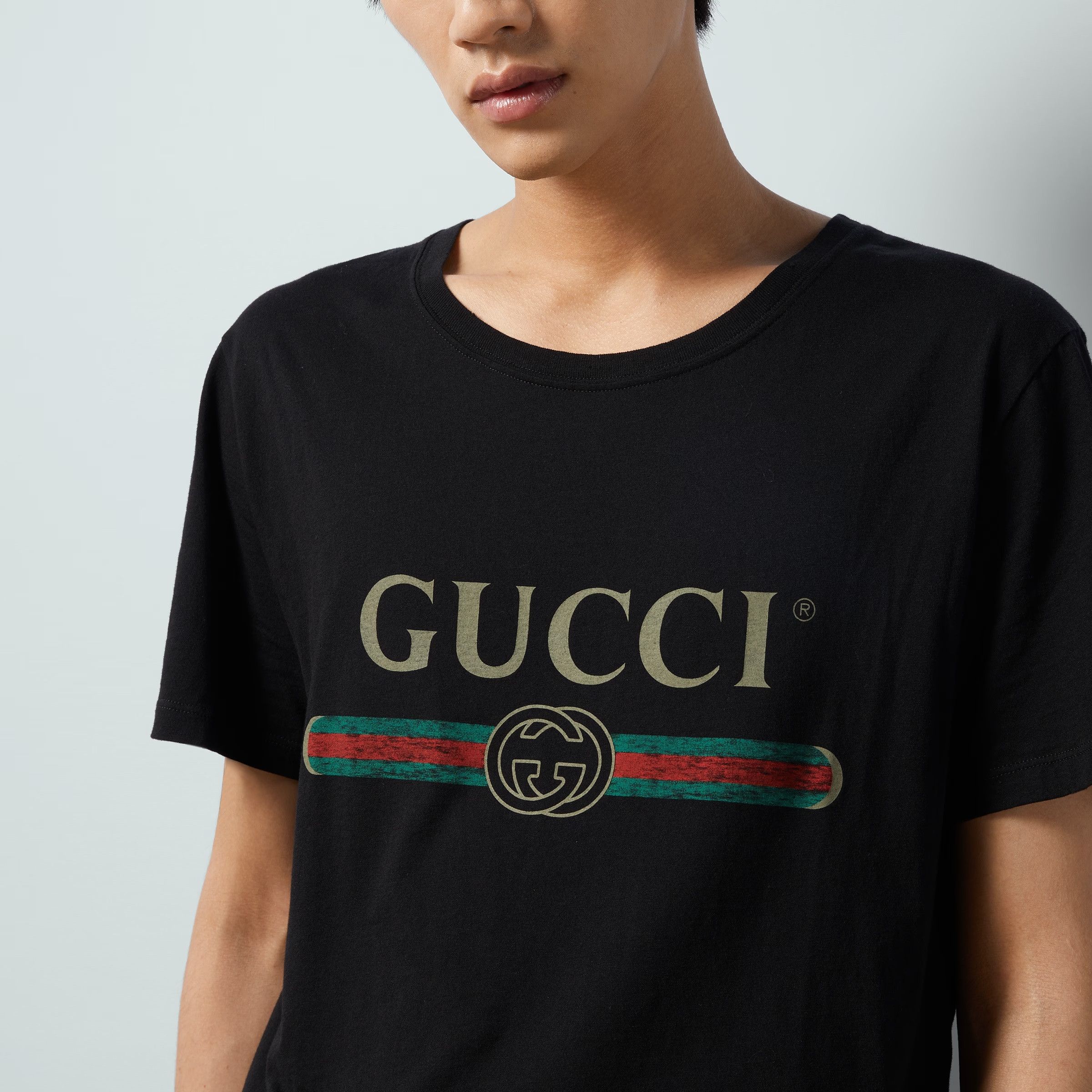 Gucci Gucci - Oversized Washed Tee Size US S / EU 44-46 / 1 - 2 Thumbnail