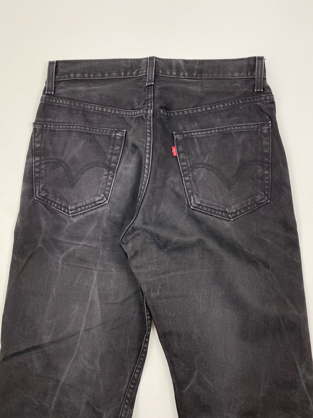 Levi's 2000’s Vintage Levi’s 505 Washed Black Denim Pants 32X32 Size US 32 / EU 48 - 9 Thumbnail