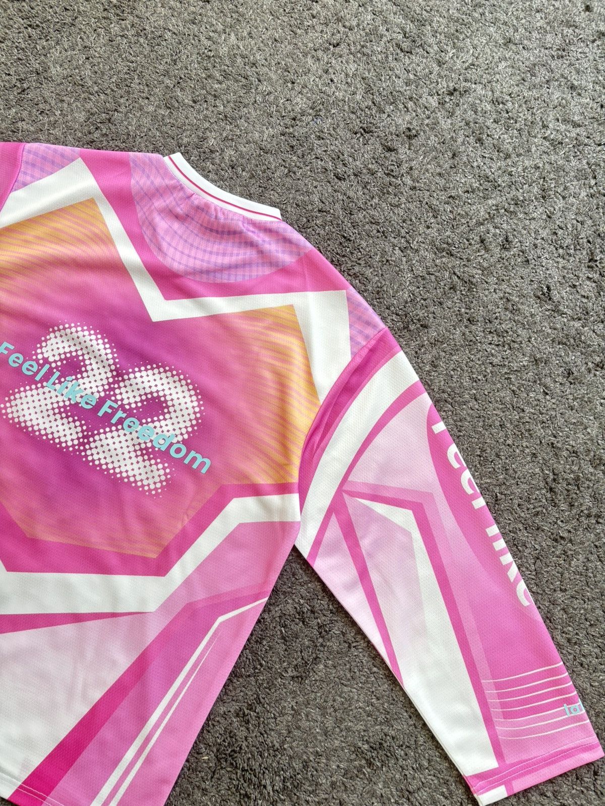 Japanese Brand Lalafox pink 22 streetwear unisex long sleeves jersey tee Size US M / EU 48-50 / 2 - 13 Thumbnail